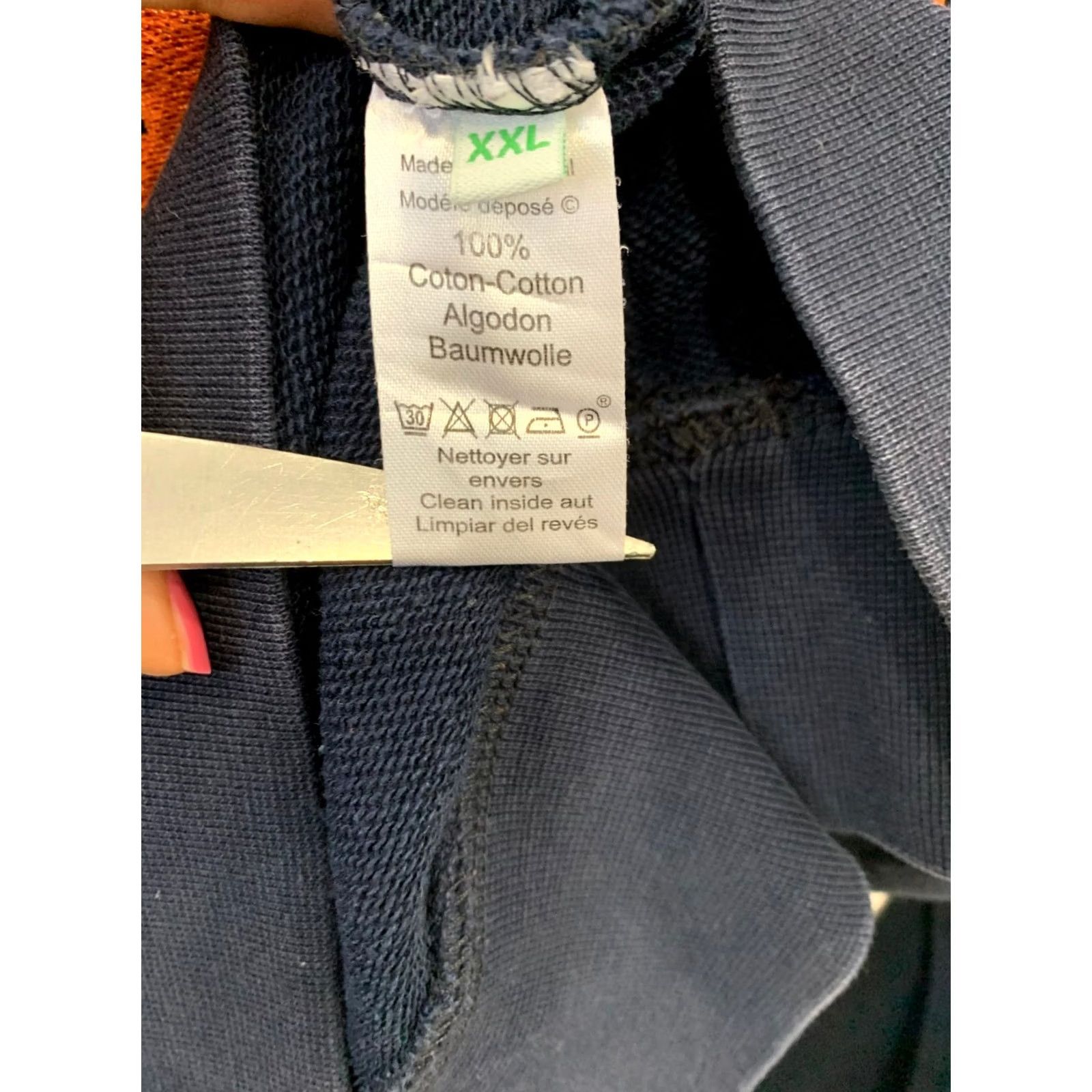 Kenzo KENZO Paris Tiger Embroidered Sweatshirt Navy Blue Mens XXL Authentic Size US XXL / EU 58 / 5 - 5 Thumbnail