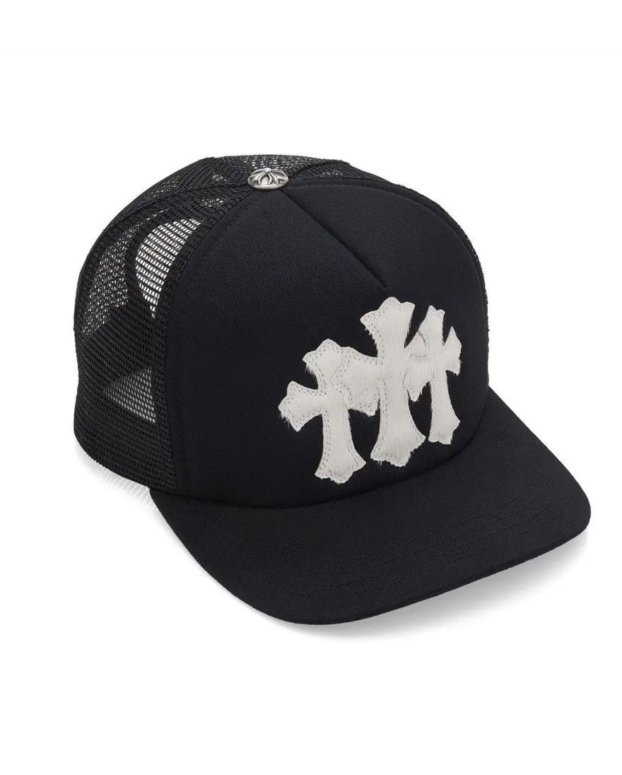 Chrome Hearts Chrome Hearts Calf/Mohair Trucker Hat Size ONE SIZE - 7 Thumbnail