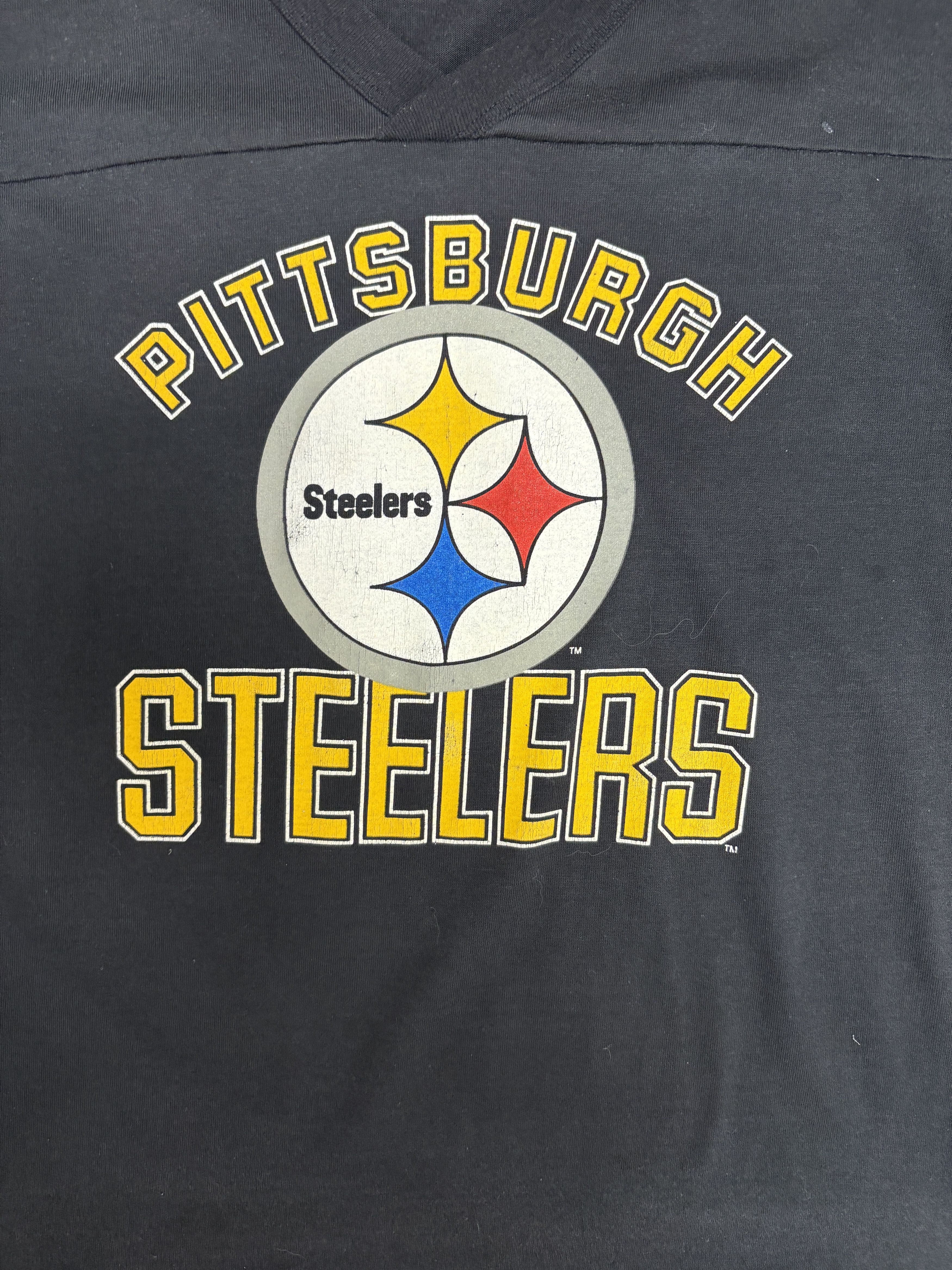 Vintage Pittsburgh Steelers Vintage Black T-Shirt Tee Size US XL / EU 56 / 4 - 2 Thumbnail