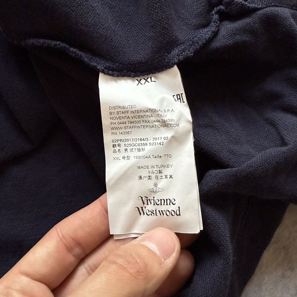 Vivienne Westwood Vivienne Westwood Polo Small Logo Man T-Shirt Tee Size US XXL / EU 58 / 5 - 8 Thumbnail
