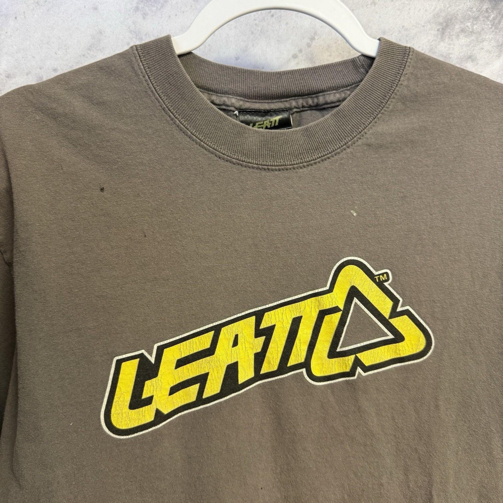 Vintage Vintage Leatt Racing T Shirt Mens Medium Brown Motocross MTB Size US M / EU 48-50 / 2 - 1 Thumbnail