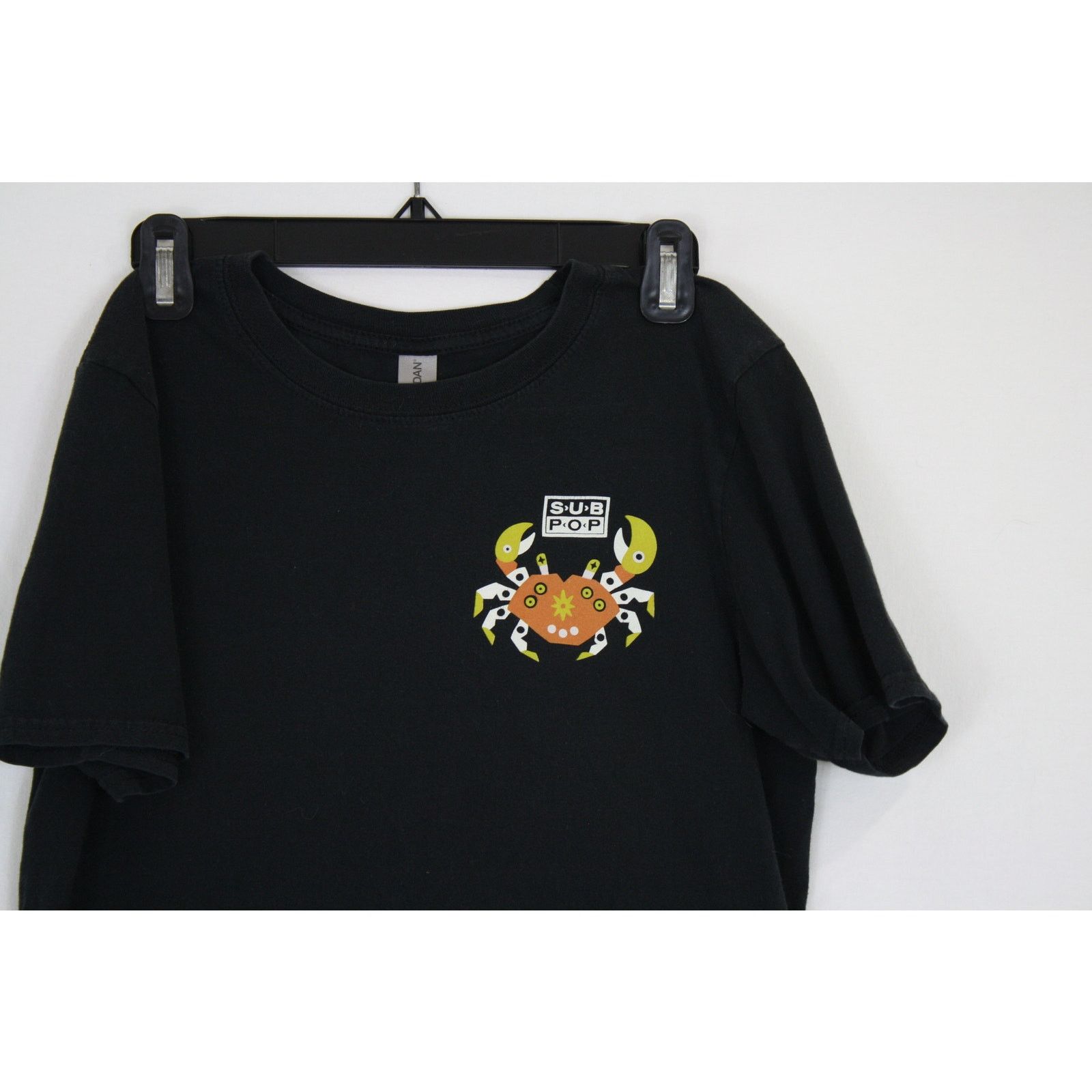 Gildan Sub Pop Records Aztec Crab Print Double Sided T-Shirt Small Size US S / EU 44-46 / 1 - 3 Thumbnail