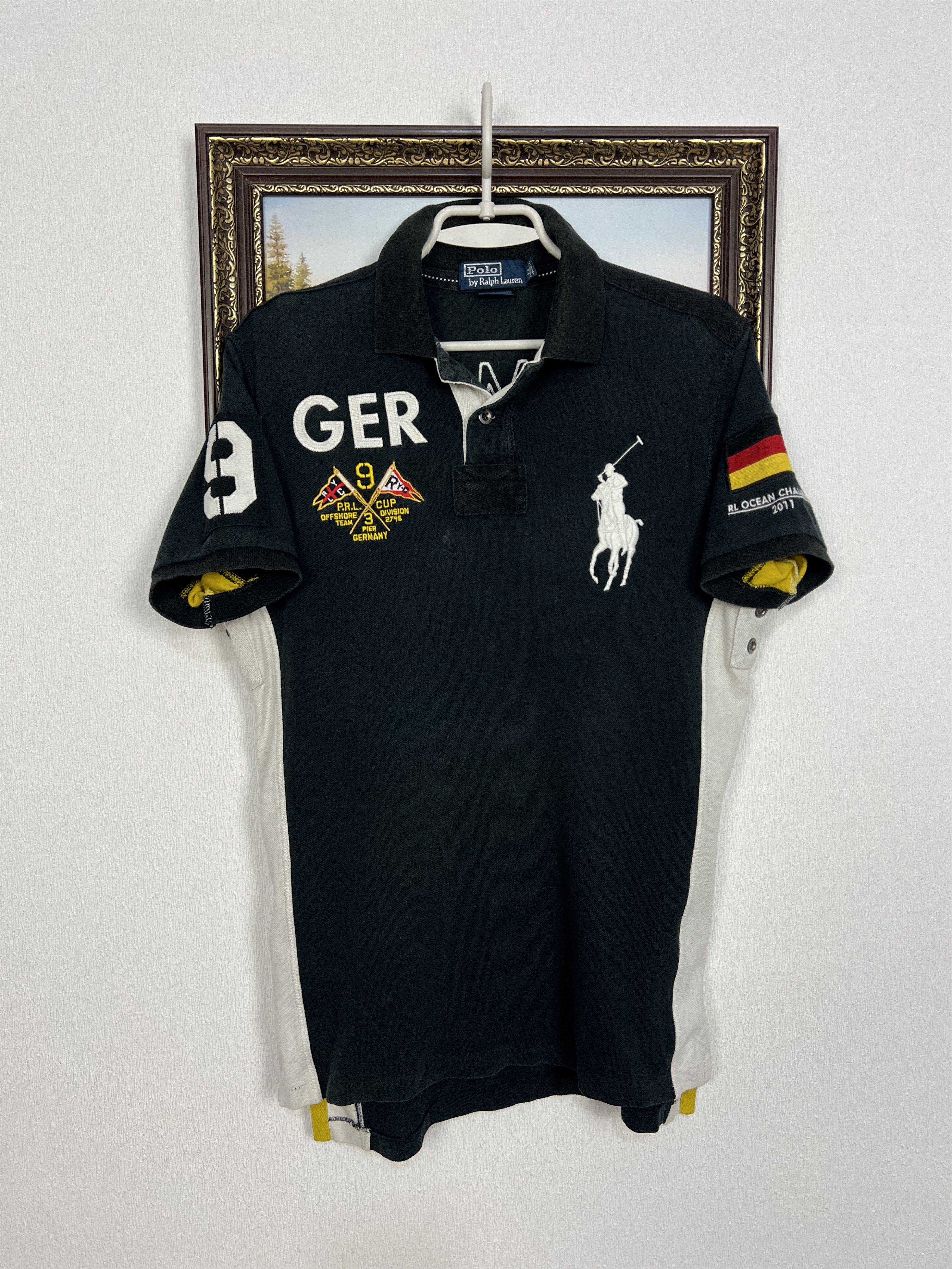 POLO by Ralph Lauren MADRID ポロシャツ Ralph Lauren Polo Shirt Madrid Collection Blue Size Embroidered