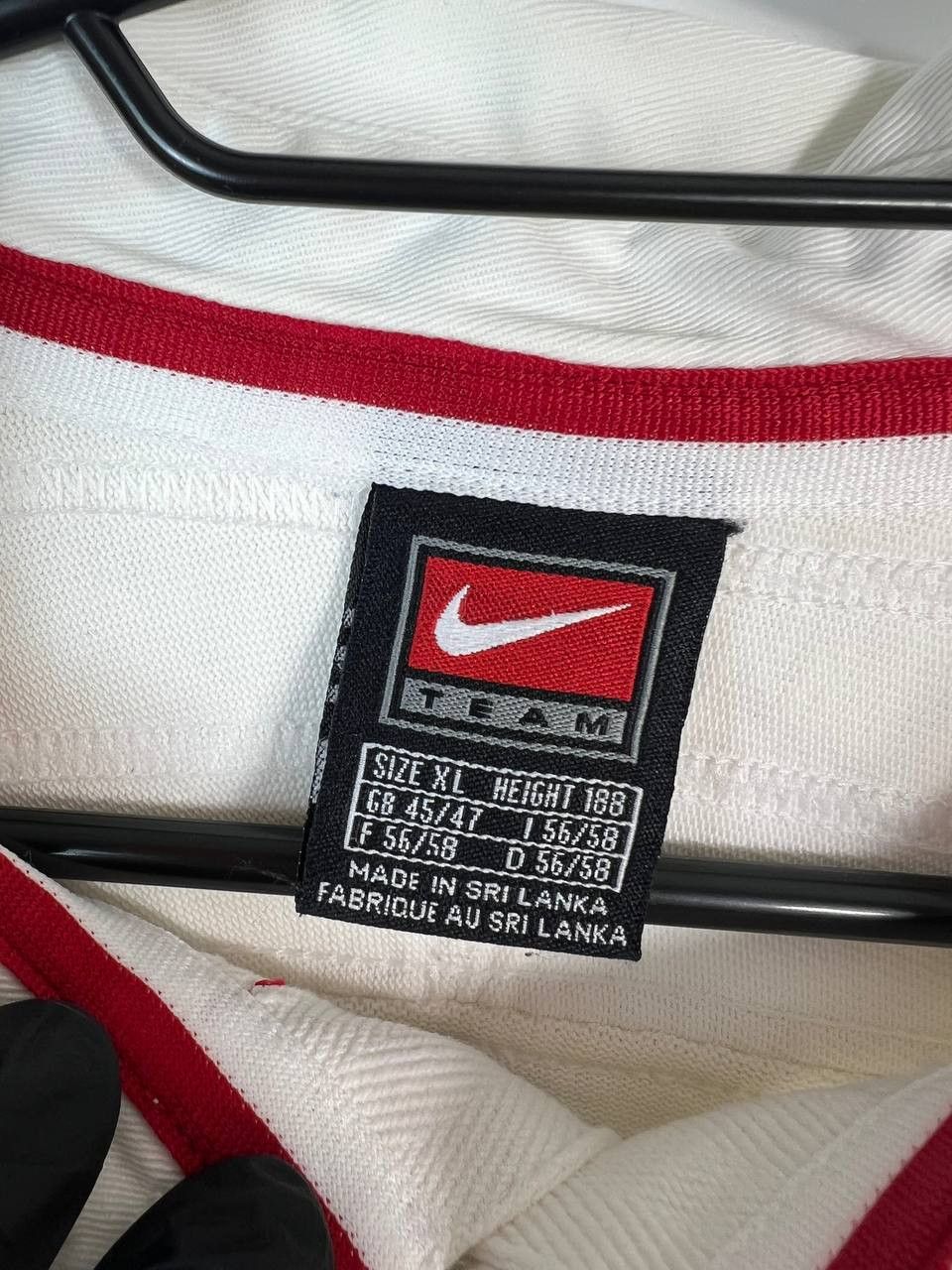 Nike ENGLAND RUGBY 2000s HOME SHIRT NIKE LONG SLEEVE Sz XL Size US XL / EU 56 / 4 - 5 Thumbnail