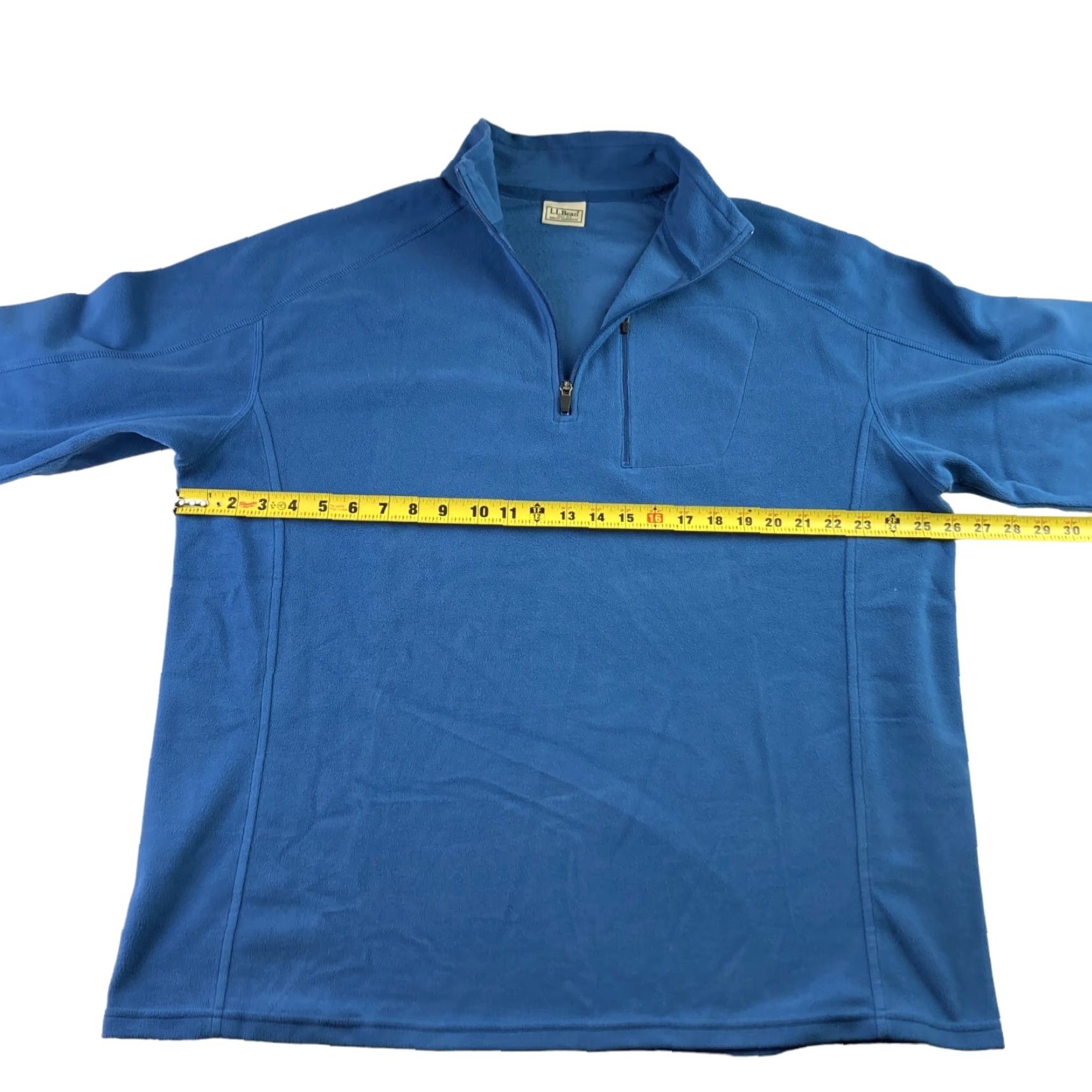 Vintage L.L. Bean Jacket Pullover 1/4 Zip Fleece Blue XL Men’s Regular Size Size US XL / EU 56 / 4 - 5 Thumbnail