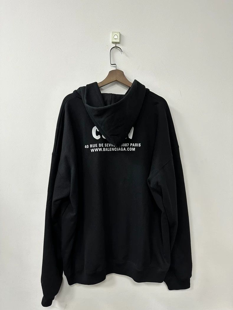 Balenciaga Balenciaga Black crew zipper hoodie Size US XS / EU 42 / 0 - 2 Thumbnail