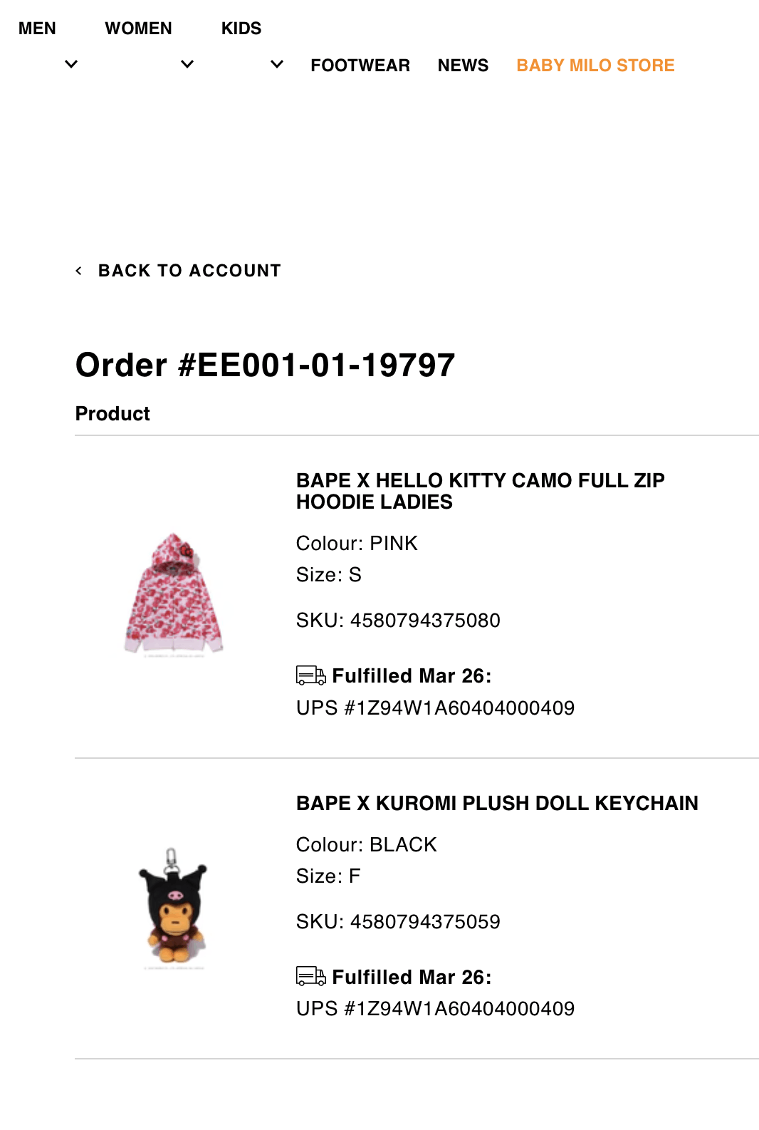 Bape BAPE X KUROMI PLUSH DOLL KEYCHAIN Size ONE SIZE - 8 Thumbnail
