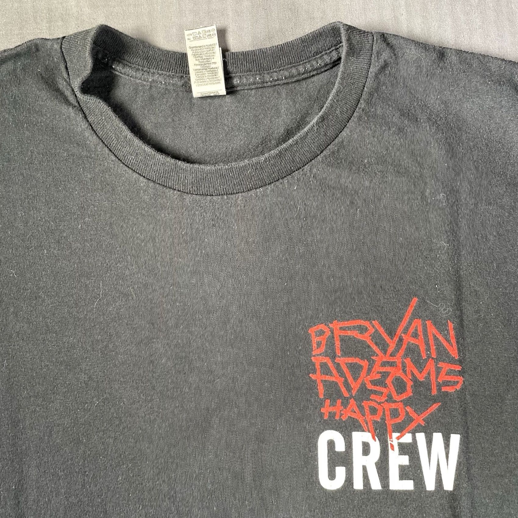 Vintage Bryan Adams Crew Shirt Mens XL So Happy Tour Local Crew Los Angeles Sweeney Todd Black T-Shirt Mens XL LA Crew Shirt Happy 90s (if applicable) Size US XL / EU 56 / 4 - 2 Thumbnail