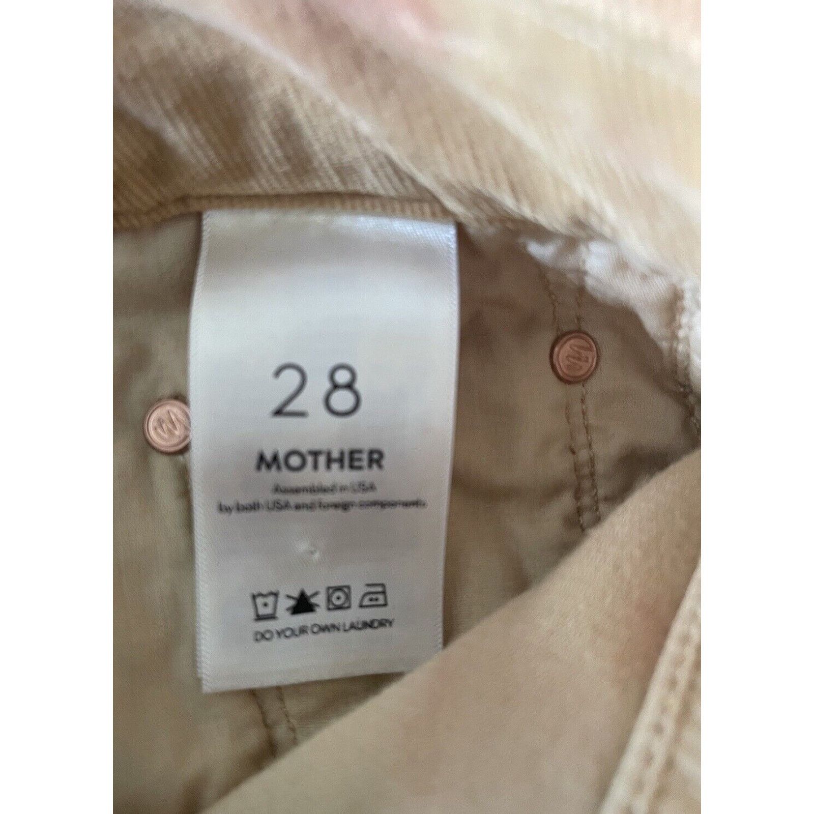 MOTHER Mother Looker Corduroy Skinny Pants Orange Tie Dye Size 28 Size 28" / US 6 / IT 42 - 12 Thumbnail