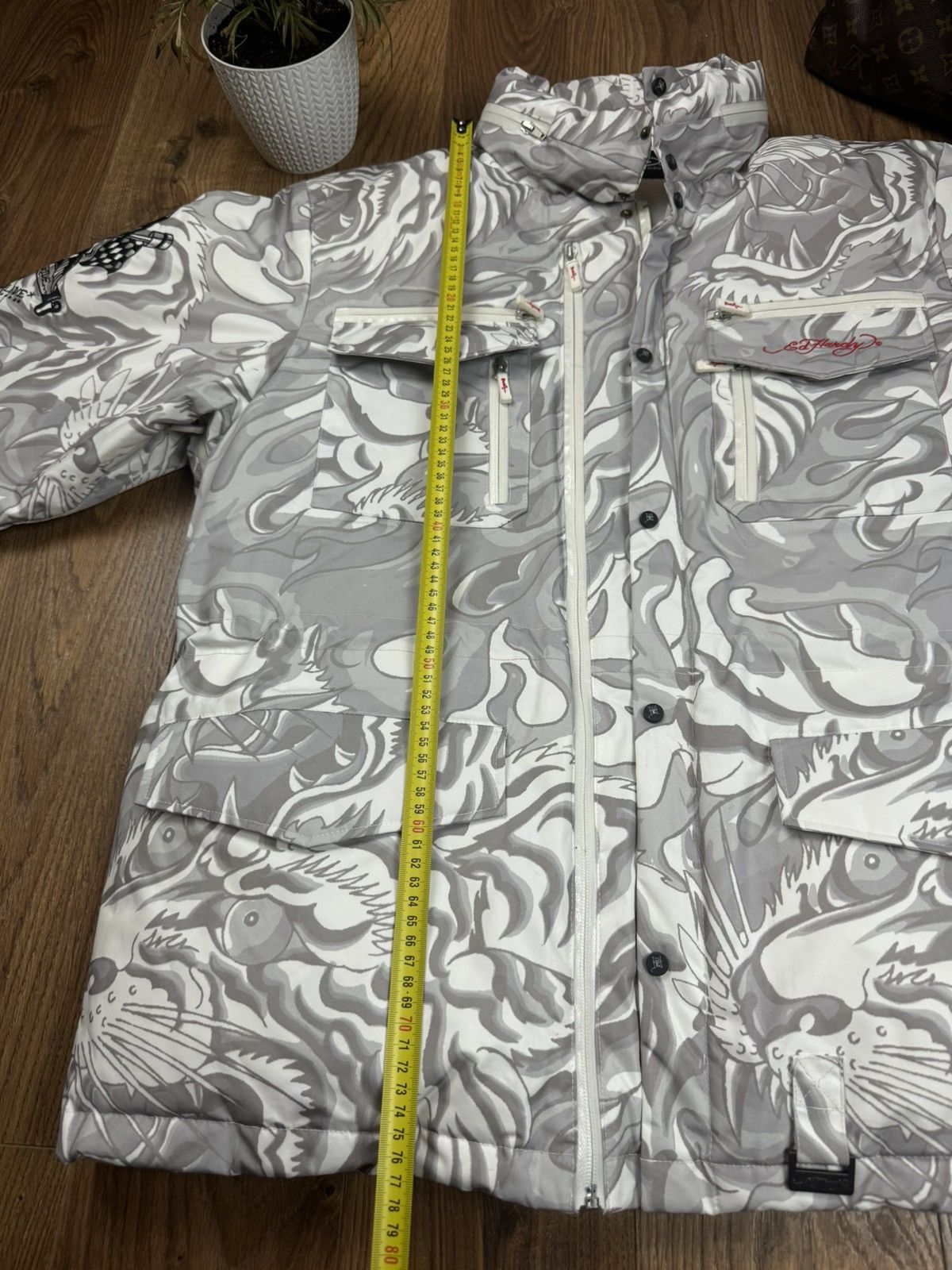Ed Hardy Winter ski down jacket Ed Hardy Recco original outdoors item Size US XL / EU 56 / 4 - 7 Thumbnail