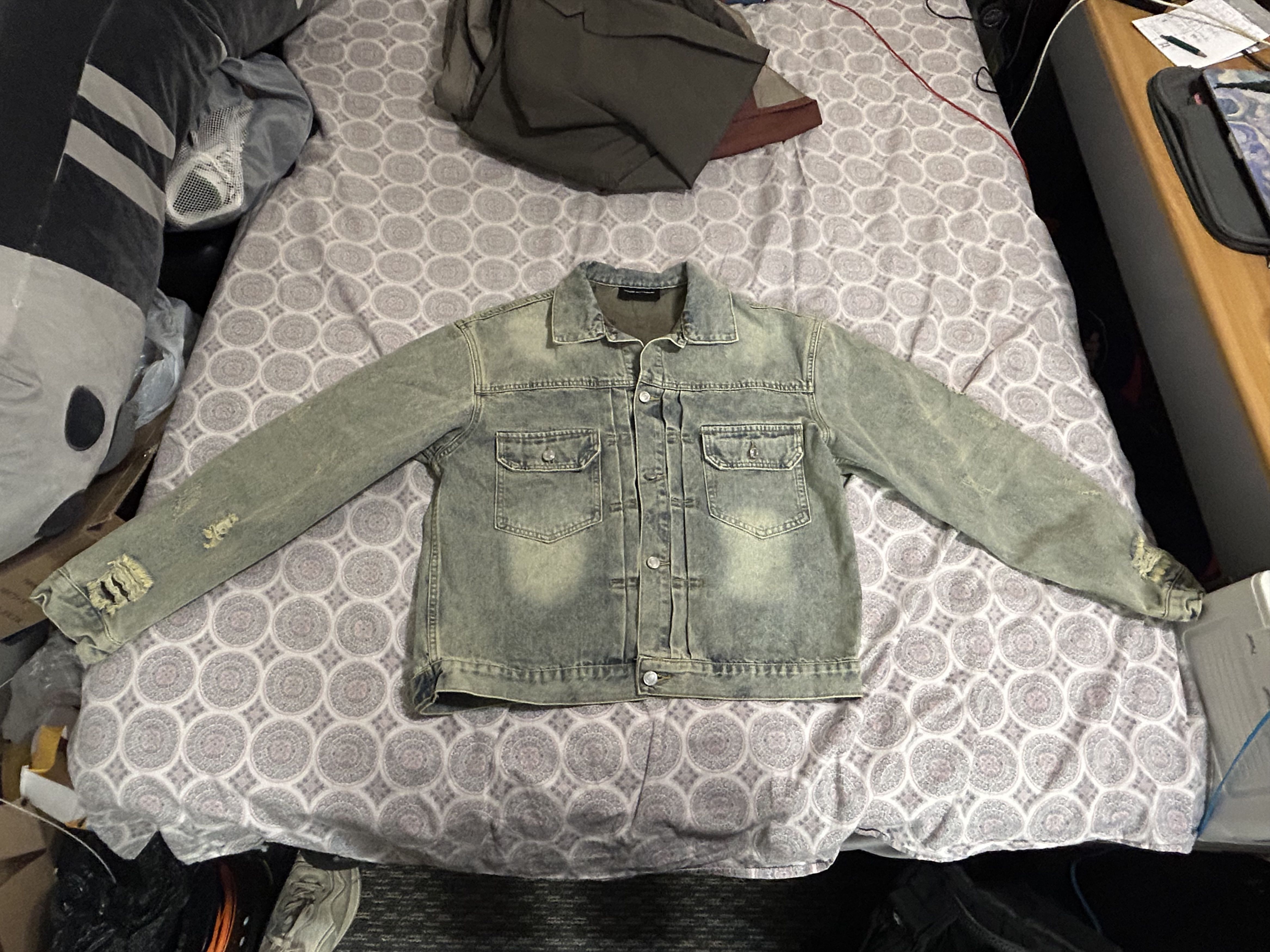 Other O'1WDC 2025 fall collection distressed denim jacket Size US XL / EU 56 / 4 - 1 Thumbnail