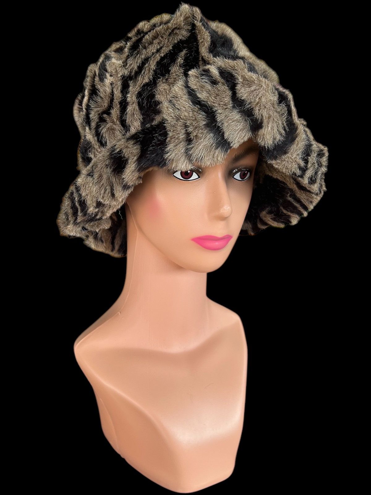 Japanese Brand × Kapital × Vintage Punk Bondage Style Made in U.K Fur Hats Size ONE SIZE - 1 Thumbnail