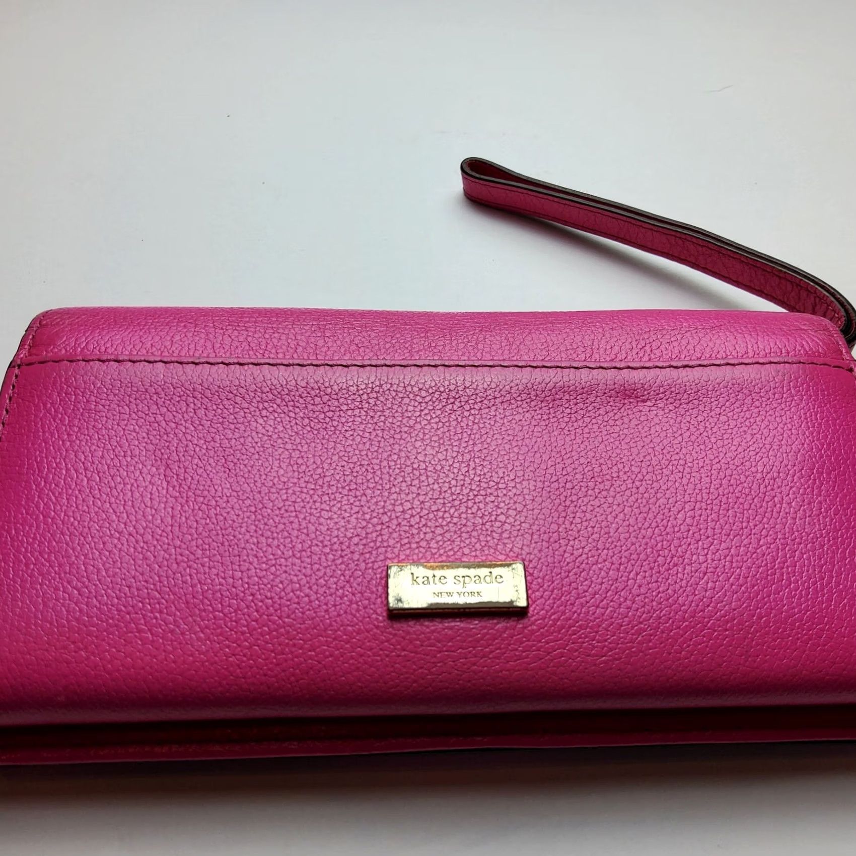 Vintage Kate Spade Villabella Ave Mara Wristlet Wallet Pink Large Womens Size ONE SIZE - 5 Thumbnail