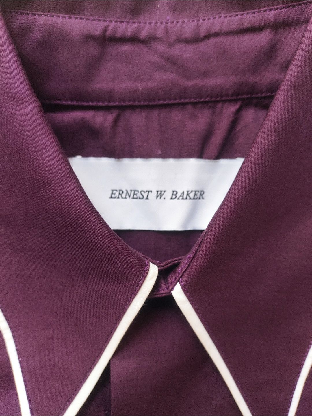 AW18 Dracula Collar Royal Purple Shirt