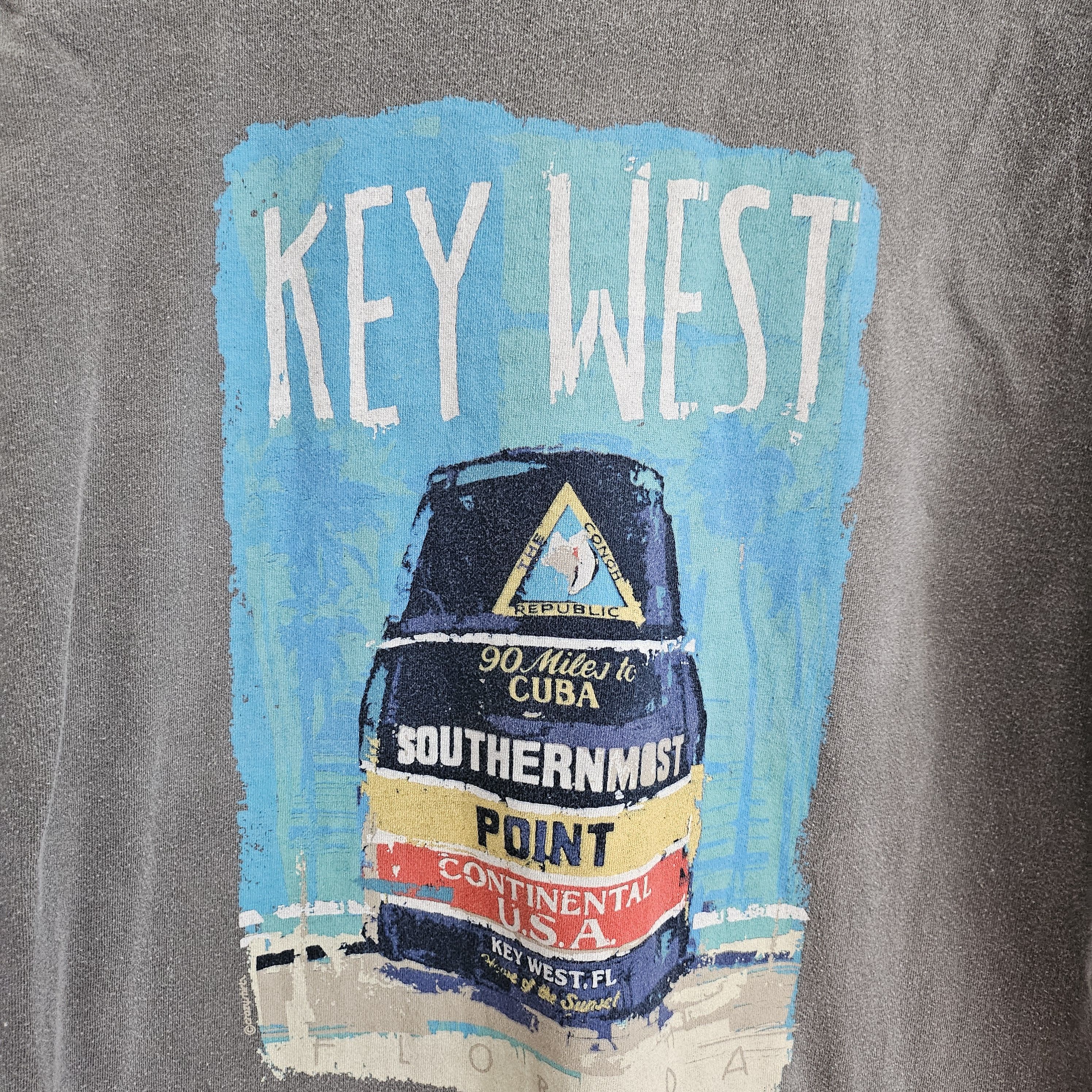 Vintage Vtg Crazy Shirts Hawai'i Original Key West T shirt Size US M / EU 48-50 / 2 - 4 Thumbnail