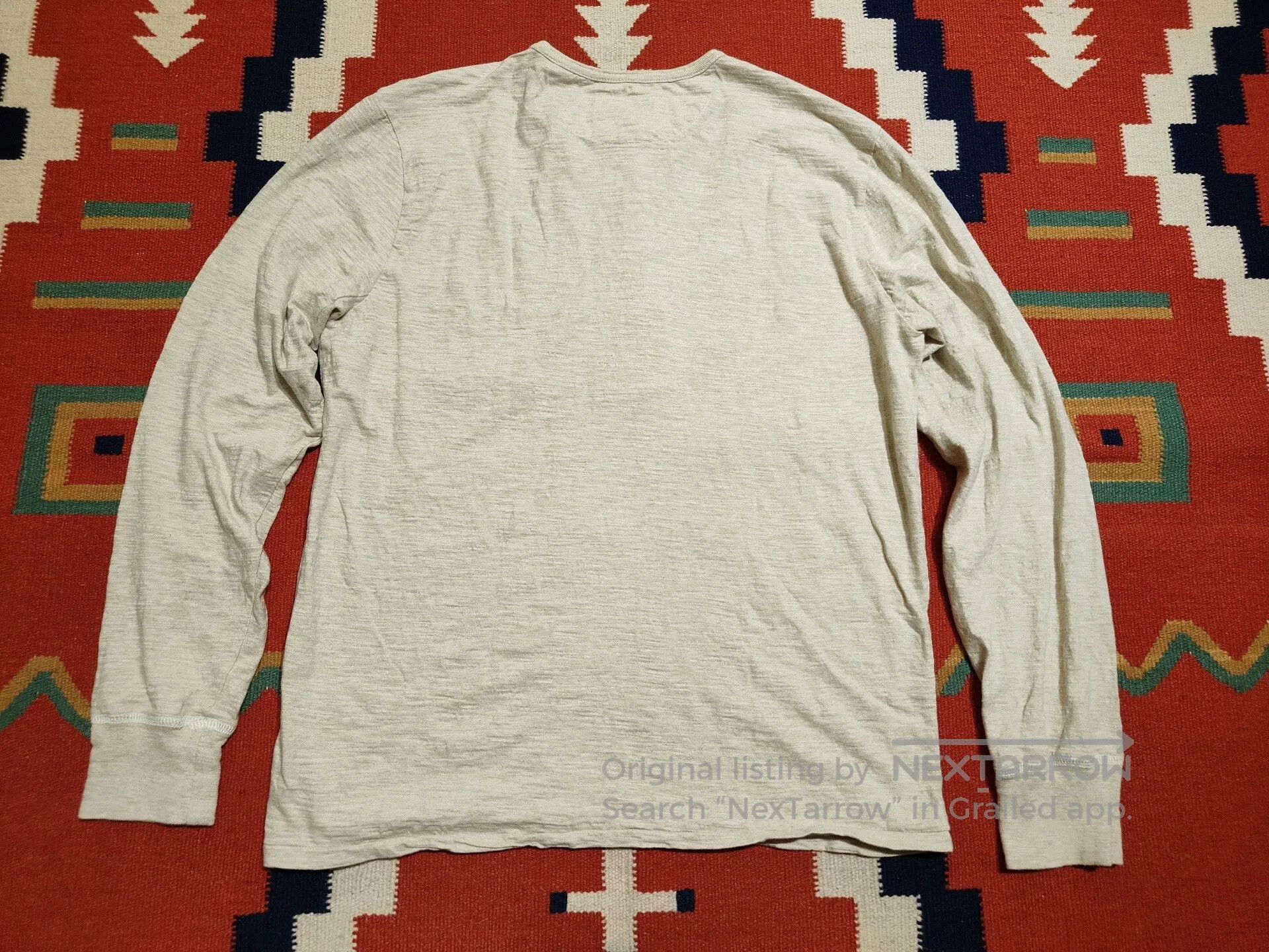 RRL Ralph Lauren Ralph Lauren Military Style Long Sleeve Tee. Size US L / EU 52-54 / 3 - 4 Thumbnail