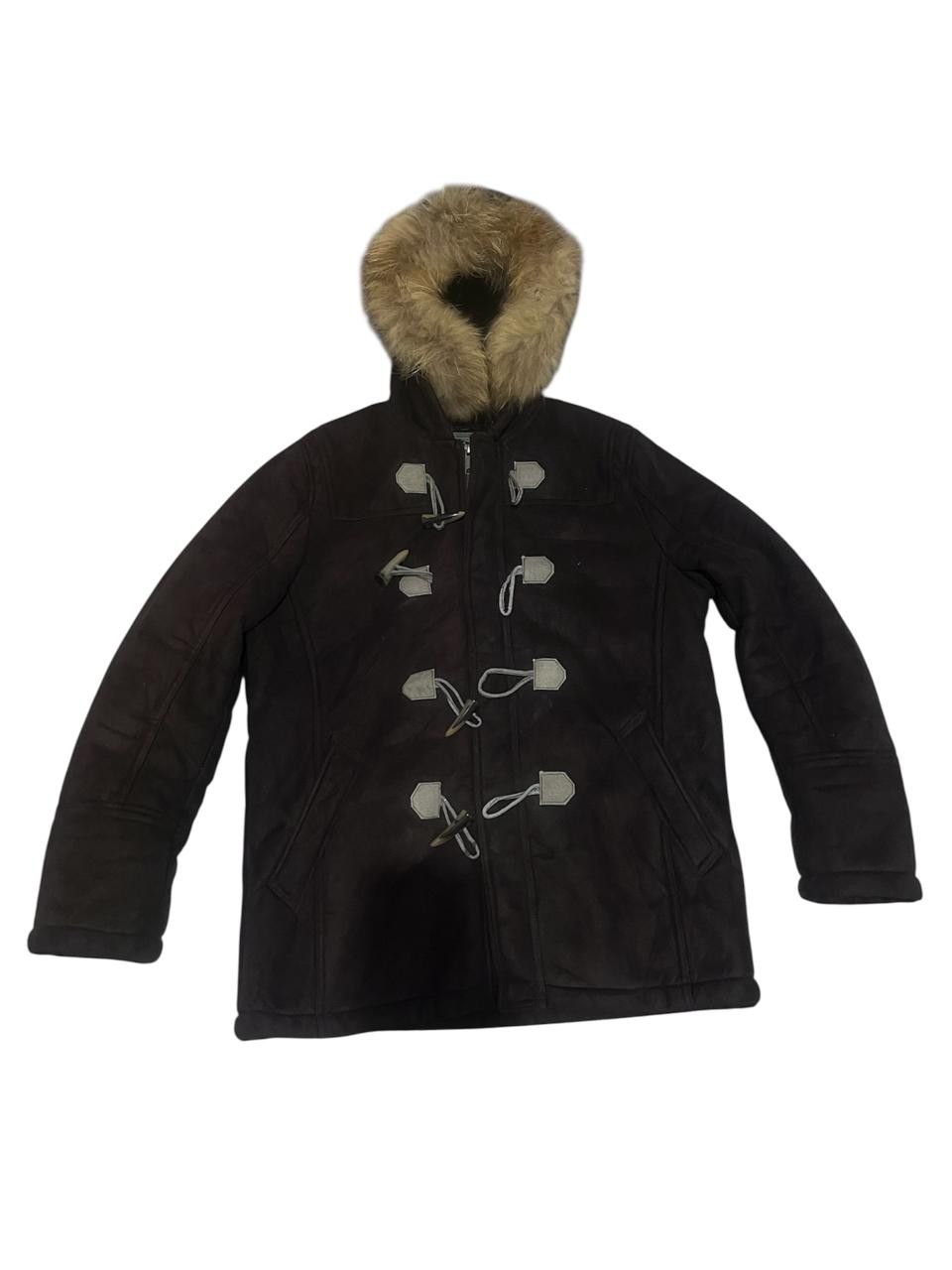 14th Addiction Japanesse Louis Chavlon Sheepskin Duffle Coat Brown Size US M / EU 48-50 / 2 - 2 Thumbnail
