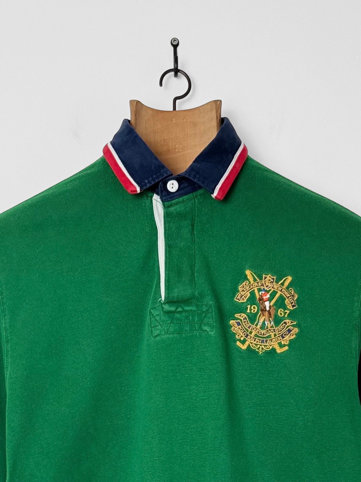 Polo Ralph Lauren Polo by Ralph Lauren vintage rugby shirt N015 Size US L / EU 52-54 / 3 - 3 Thumbnail