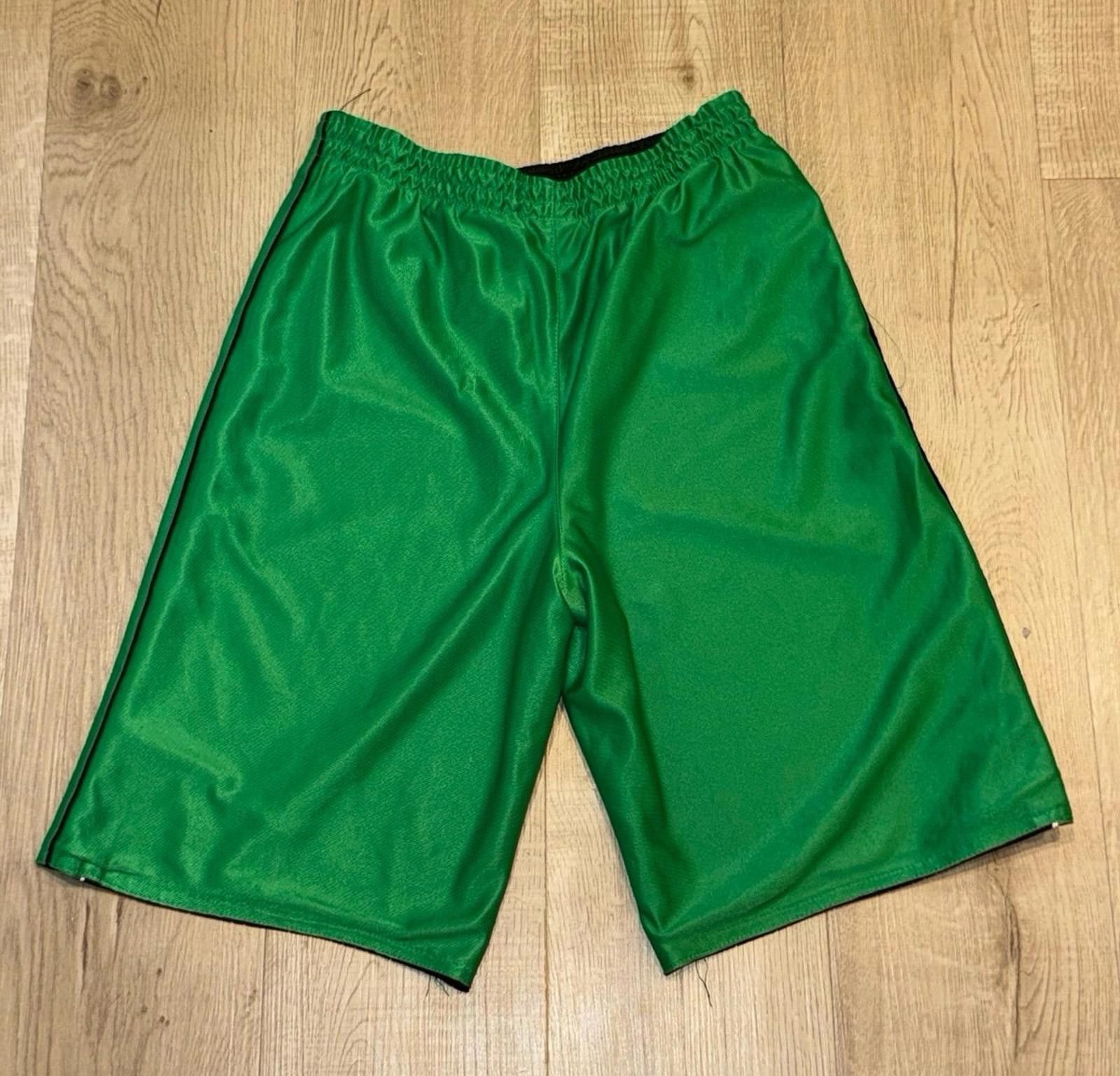 Nike Nylon Green Money Dazzle Hoops Mesh Shorts Mens MD Rare Size US 32 / EU 48 - 1 Thumbnail