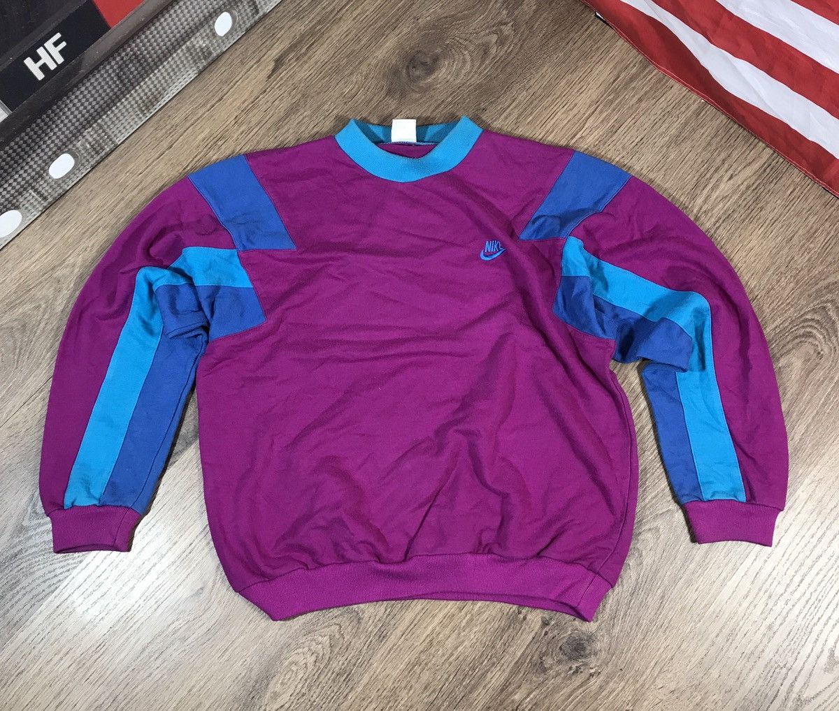 Nike × Vintage 80s Nike Vintage Sweatshirt Size US M / EU 48-50 / 2 - 1 Thumbnail