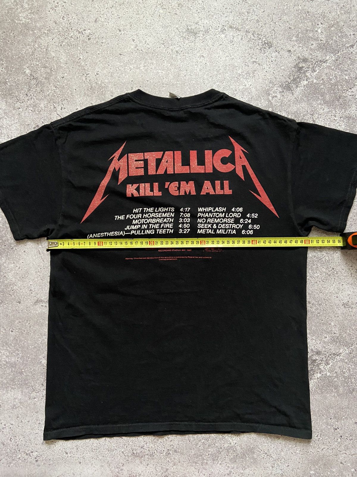 Metallica Vintage Metallica Kill’Em All Rock Band Tee T-Shirt Size US M / EU 48-50 / 2 - 4 Thumbnail