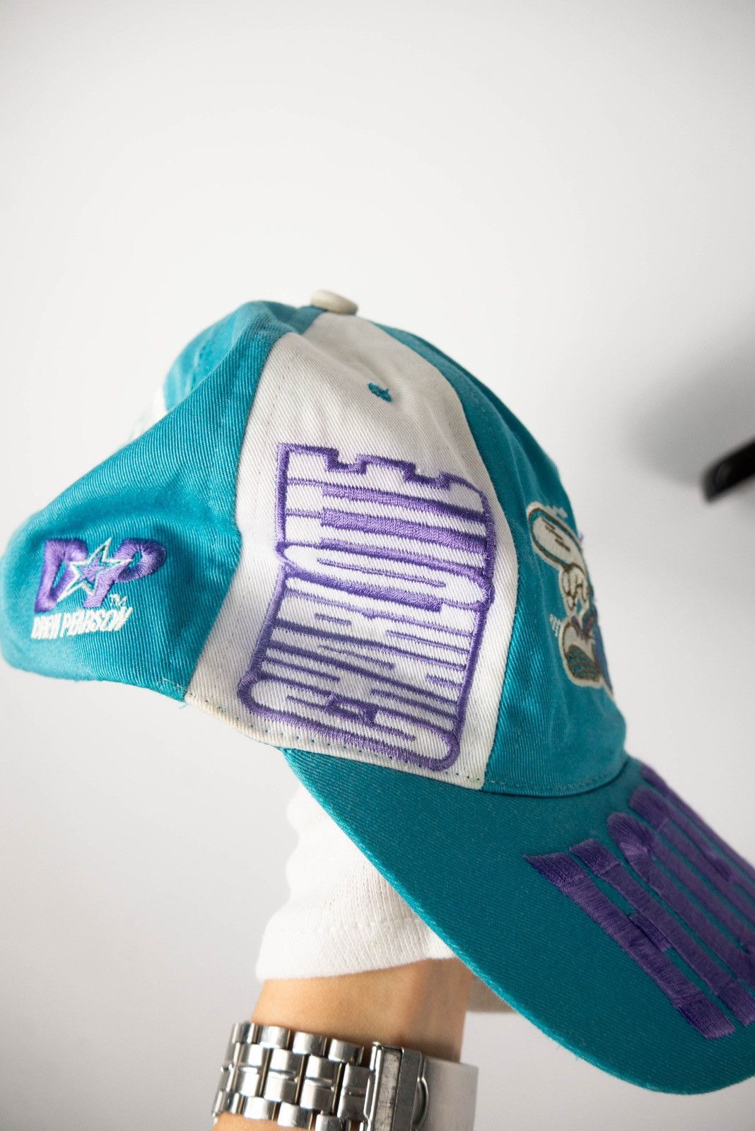 Designer × NBA NBA Vintage Hornets charlotte hat Size ONE SIZE - 4 Thumbnail