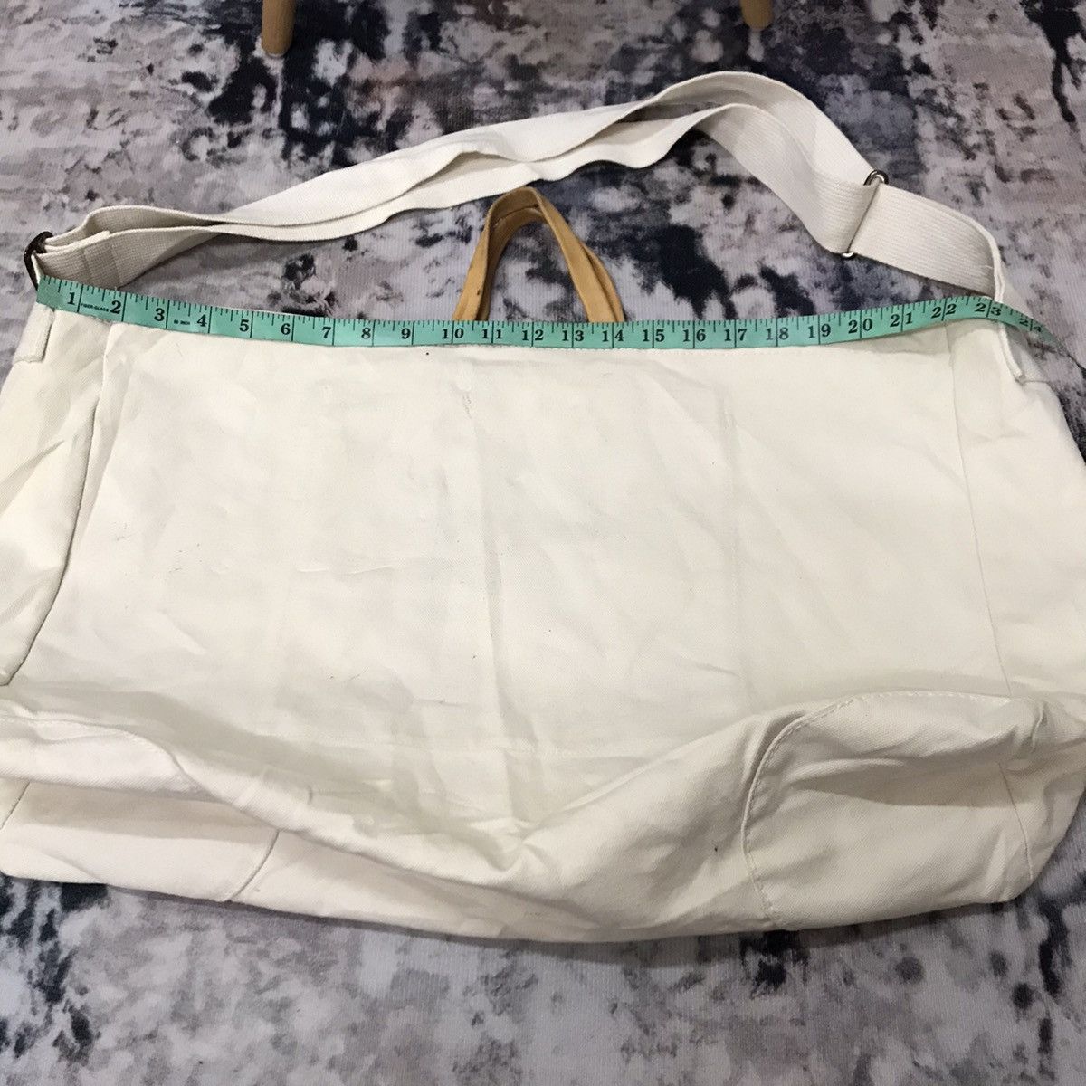 45rpm 45rpm Tote shoulder Bag Canvas Meets Horse Leather Size ONE SIZE - 10 Thumbnail