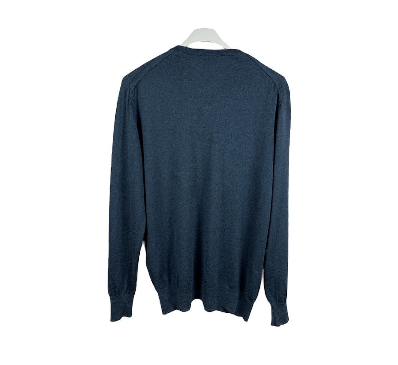 Lanvin × Vintage Vintage Lanvin 100% cashmere v-neck sweater Italian Size US L / EU 52-54 / 3 - 2 Thumbnail