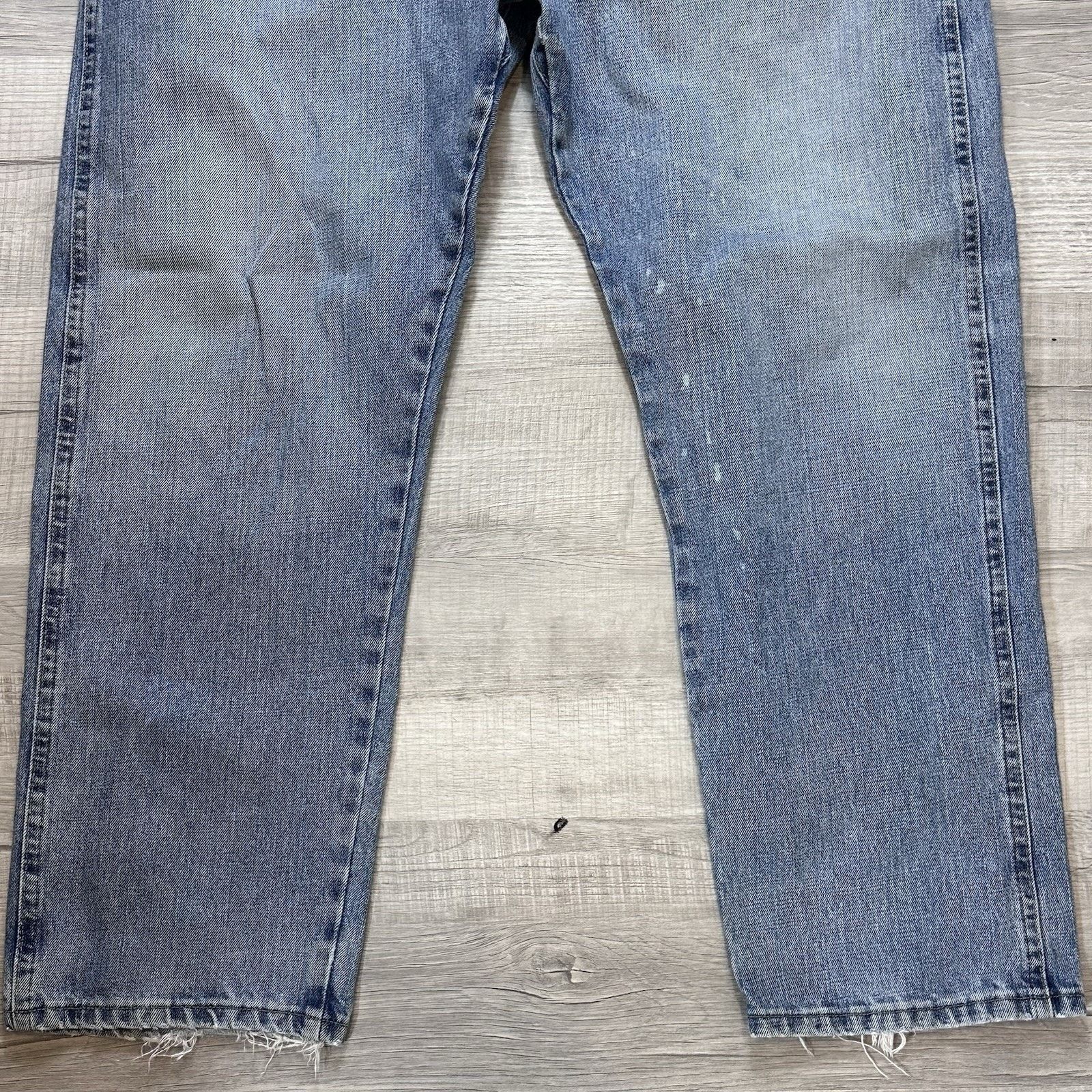 Wrangler Wrangler Cowboy Cut Relaxed Fit Blue Jeans Men's 40x32 Size US 40 / EU 56 - 2 Thumbnail