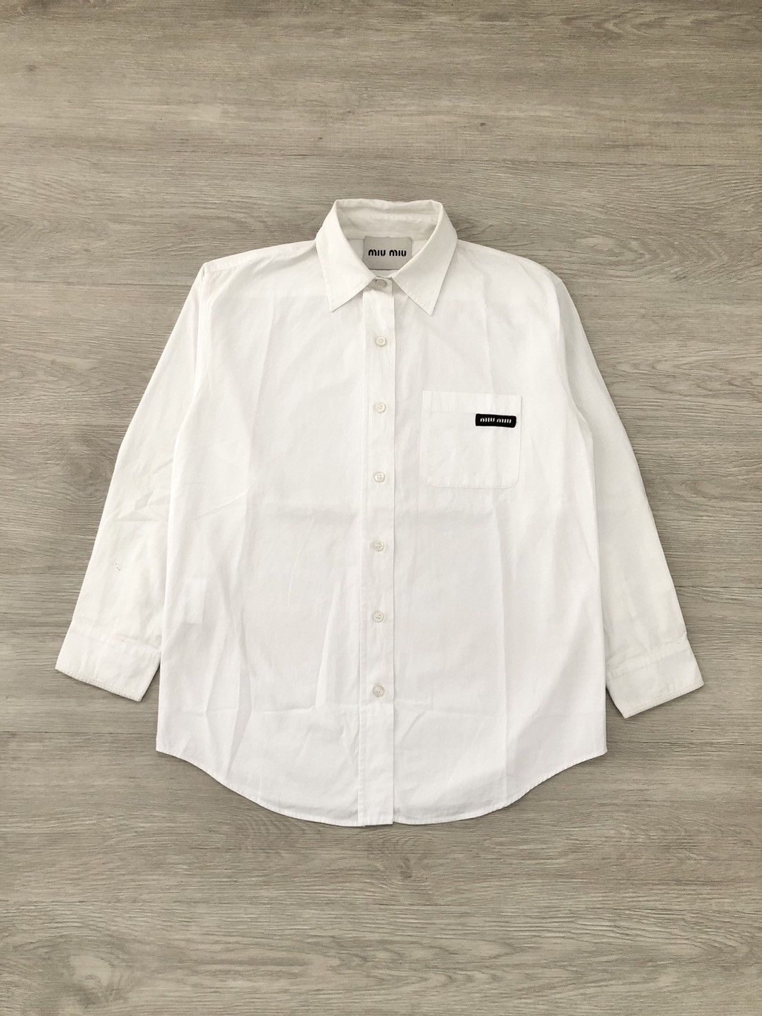 Miu Miu Miu Miu POPLIN SHIRT Size US S / EU 44-46 / 1 - 2 Thumbnail