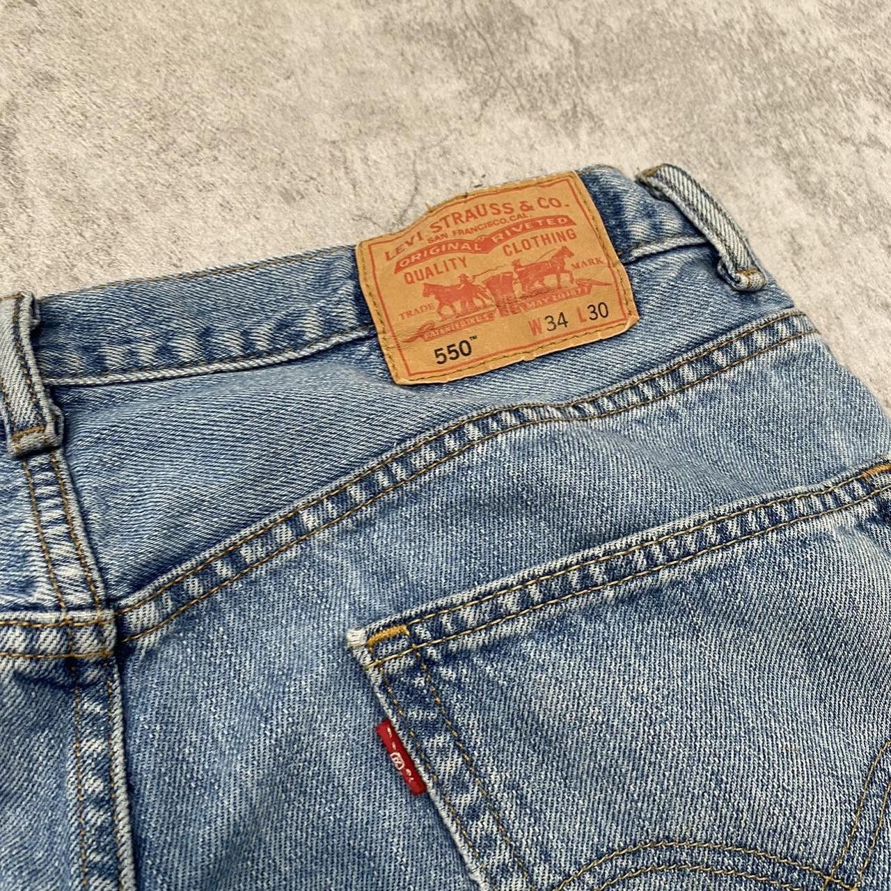 Levi's Levi's 550 blue denim jeans Baggy skate vintage y2k Size US 32 / EU 48 - 4 Thumbnail