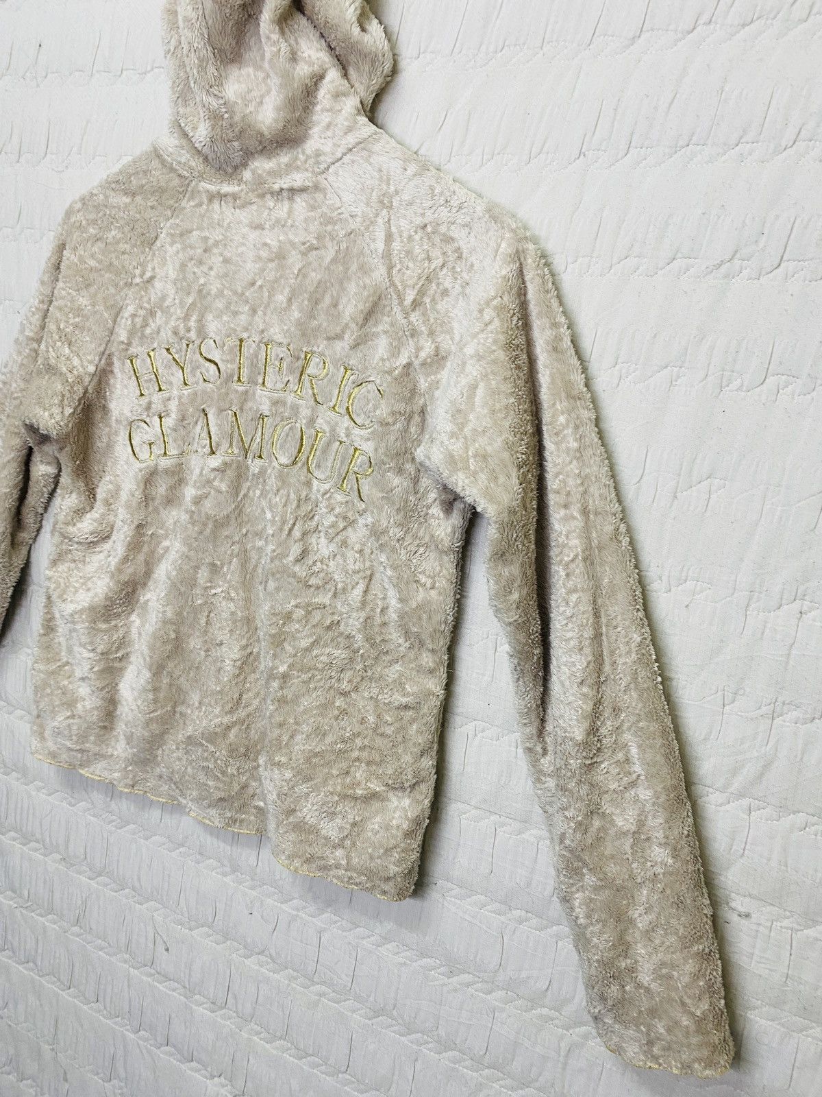Hypebeast × Hysteric Glamour (L) HYSTERIC GLAMOUR HOODIE FUR JACKET Size XS / US 0-2 / IT 36-38 - 7 Thumbnail