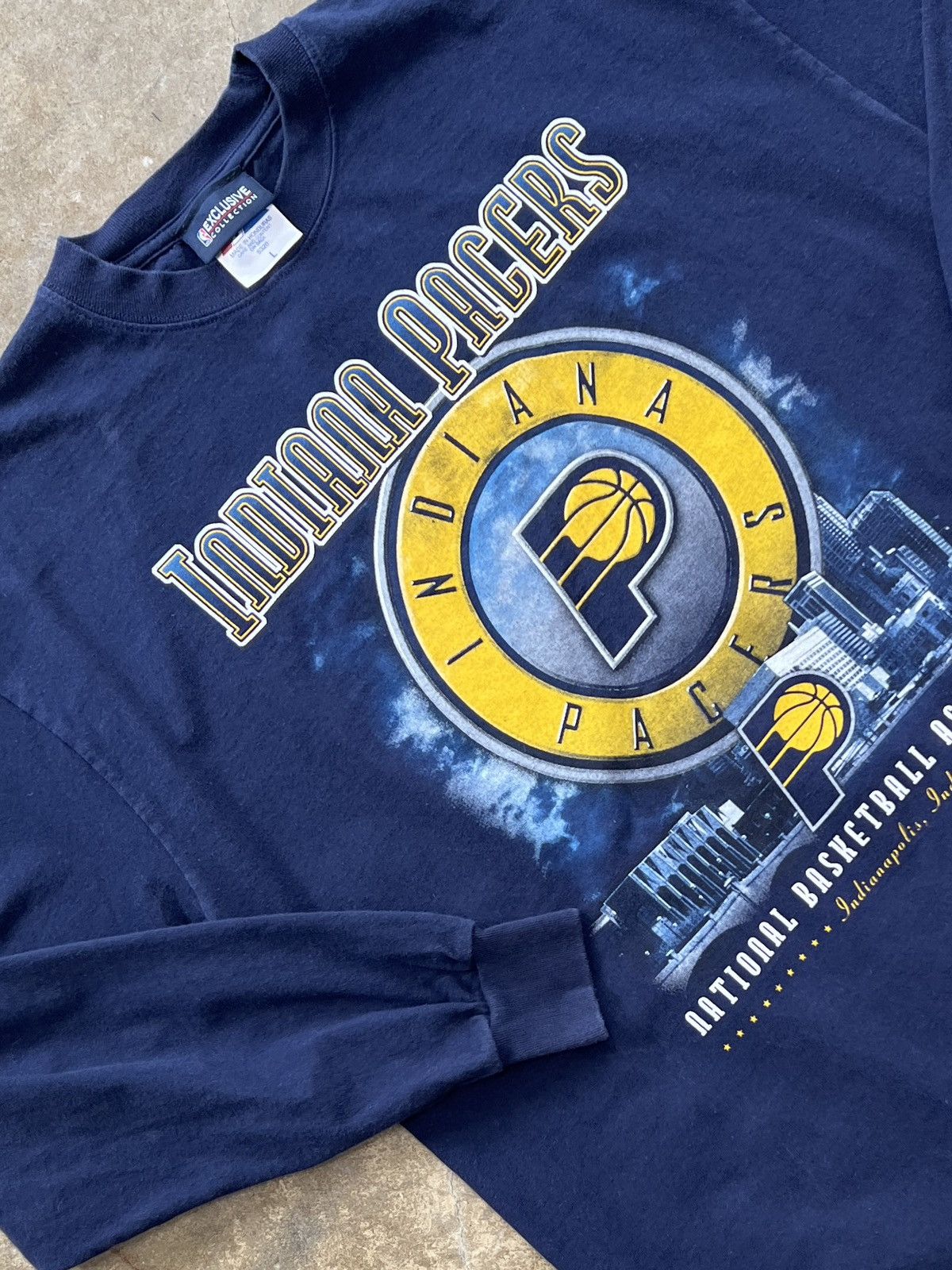 NBA Vintage Y2K NBA Indiana Pacers Majestic Long Sleeve Large Size US L / EU 52-54 / 3 - 1 Thumbnail