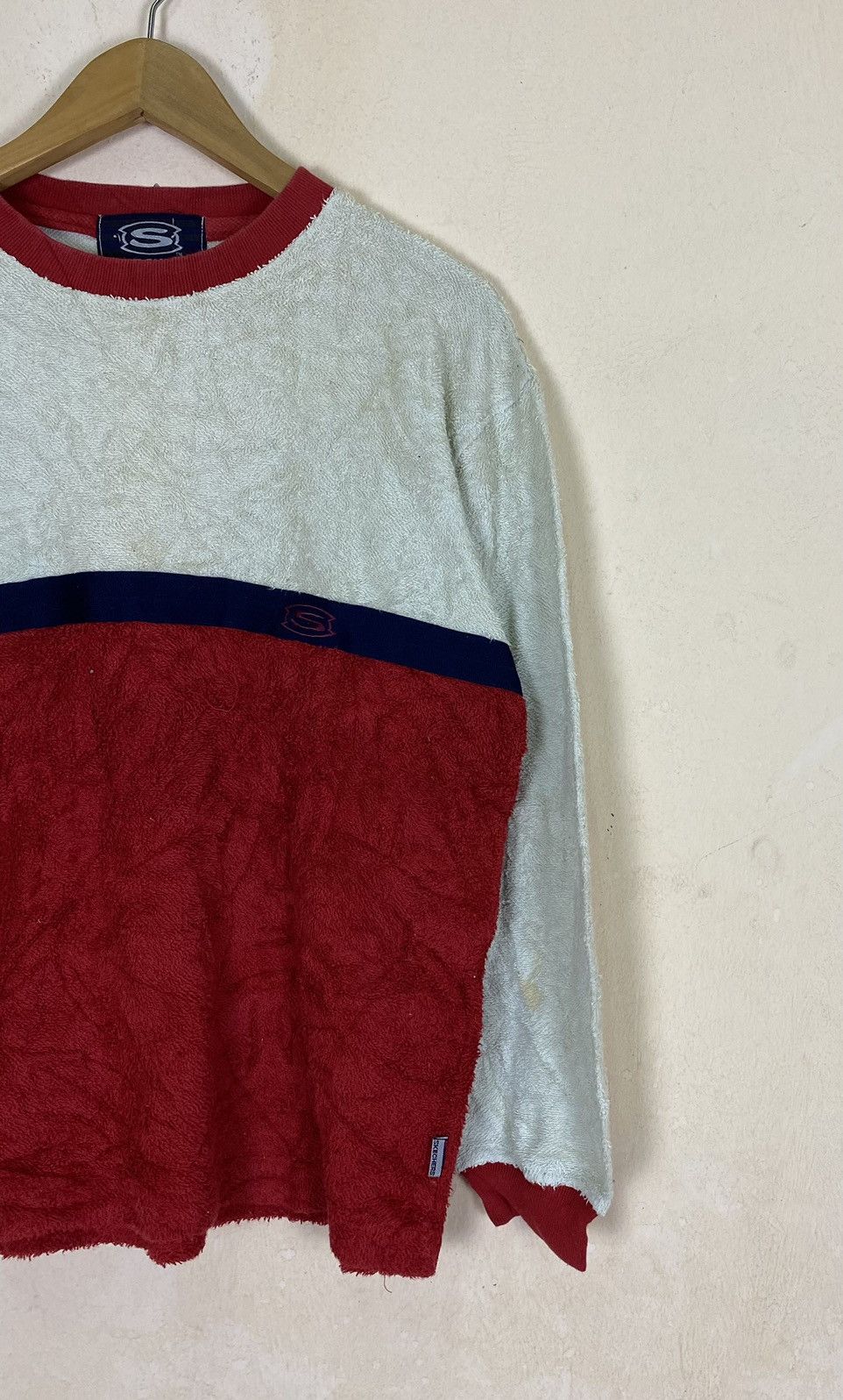 SKECHERS Vintage Sketchers Sherpa Sweatshirt Size US L / EU 52-54 / 3 - 2 Thumbnail