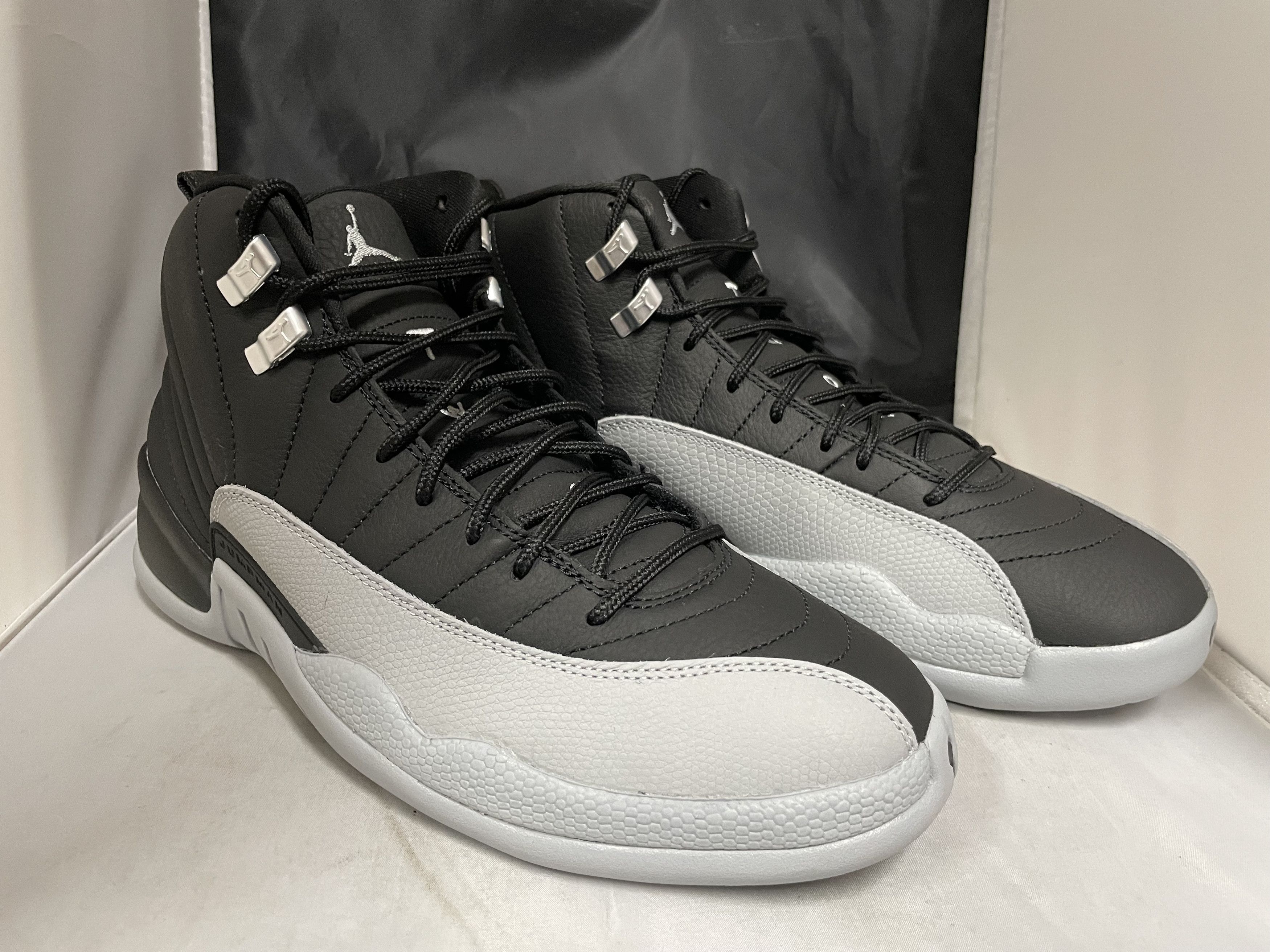 Jordan Brand Air Jordan 12 Retro 'Black/Wolf Grey-White' CT8013 010 Size US 8.5 / EU 41-42 - 5 Thumbnail