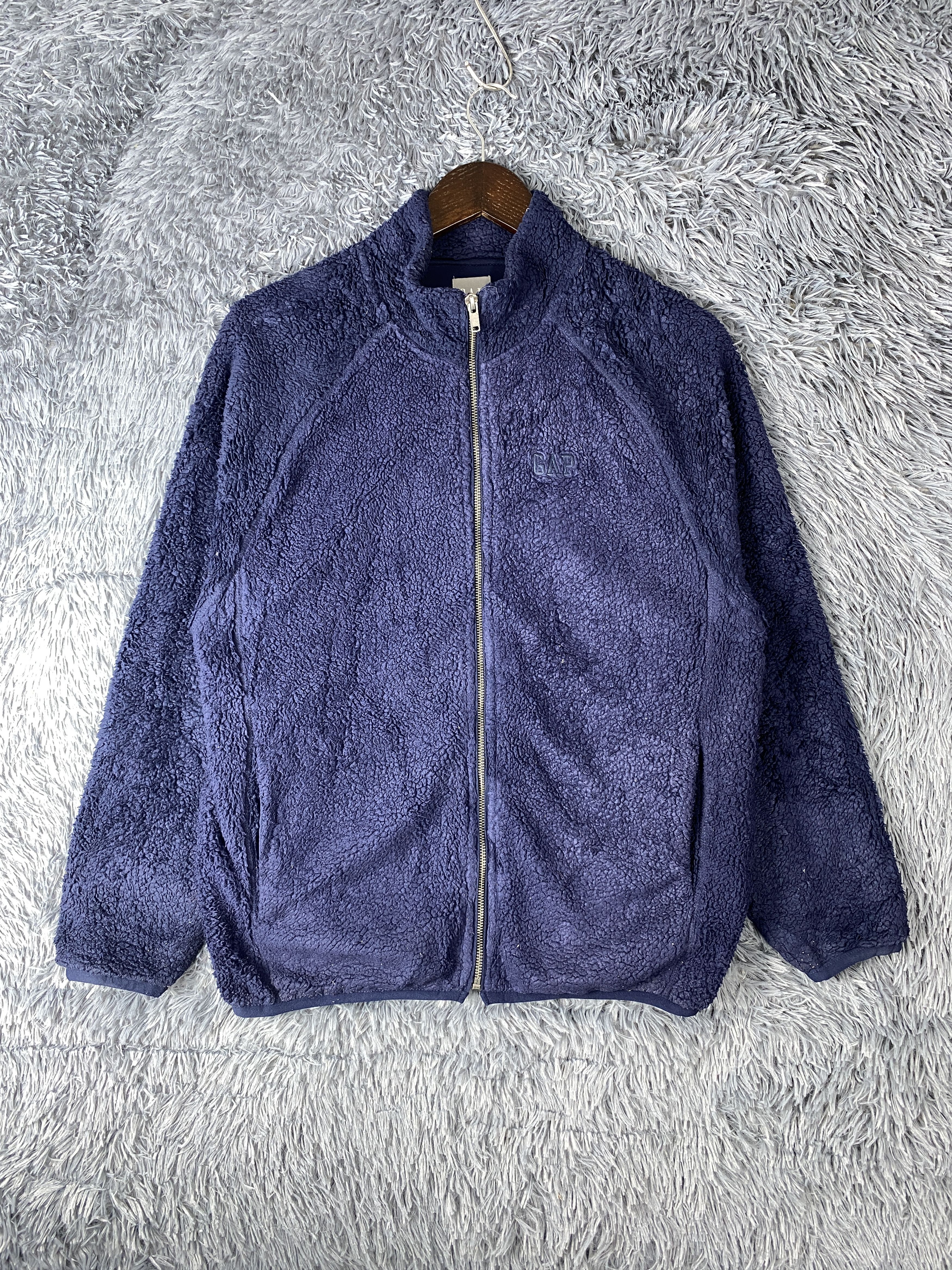 Gap × Vintage Vintage Gap Fleece Zip Up Jacket Size US M / EU 48-50 / 2 - 1 Thumbnail