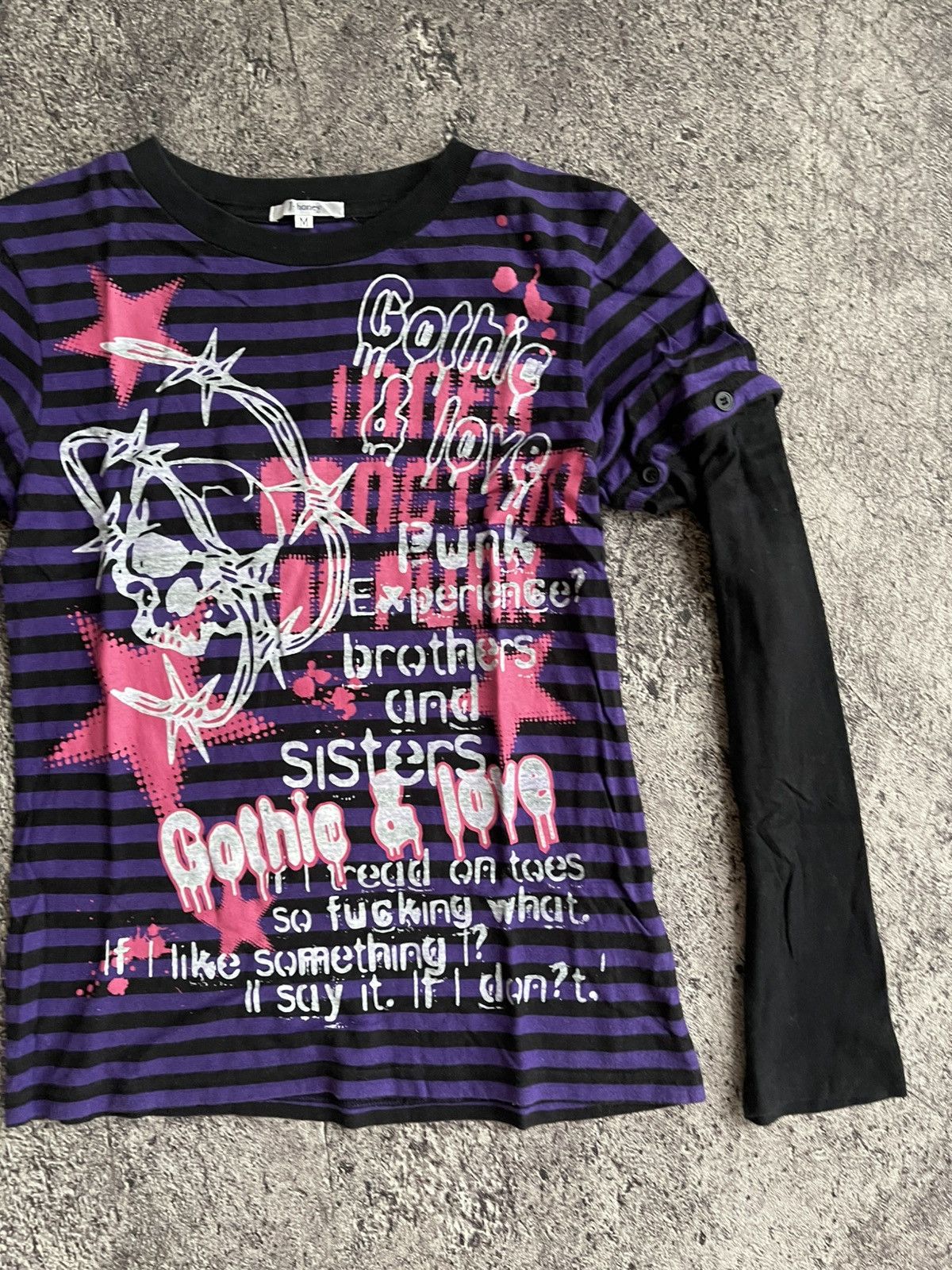 Japanese Brand Y2K Jhoney Double layer ifsixwasnine long sleeve Size US S / EU 44-46 / 1 - 2 Thumbnail