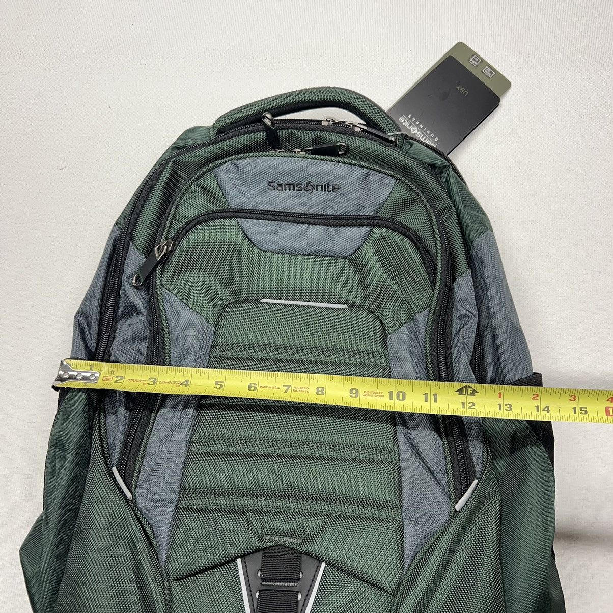 Samsonite NEW Samsonite Laptop Backpack Green Commuter Bag Zipper UBX Size ONE SIZE - 18 Thumbnail