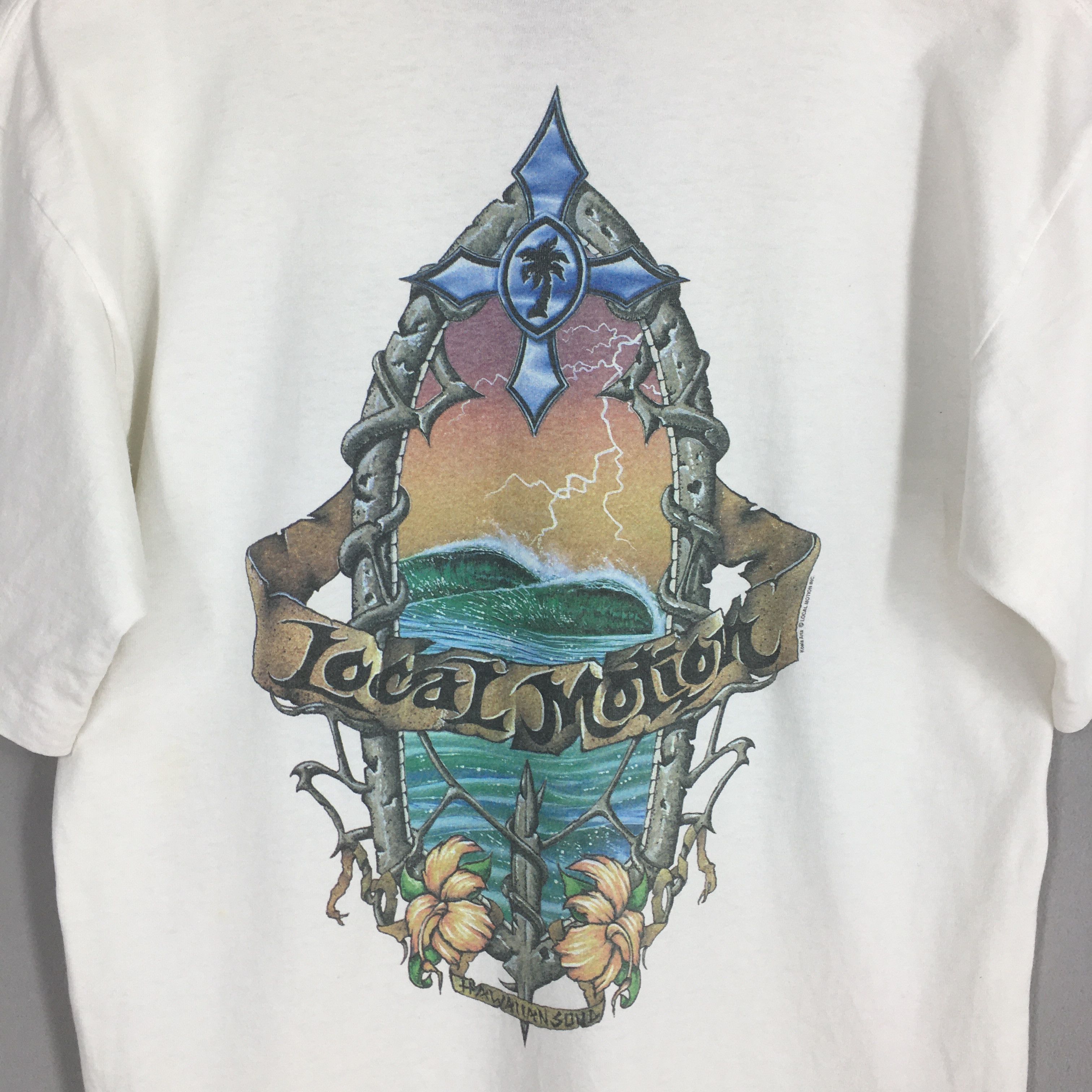 Other Vintage 80's Local Motion Hawaii Surf White T shirt Medium Size US M / EU 48-50 / 2 - 8 Thumbnail