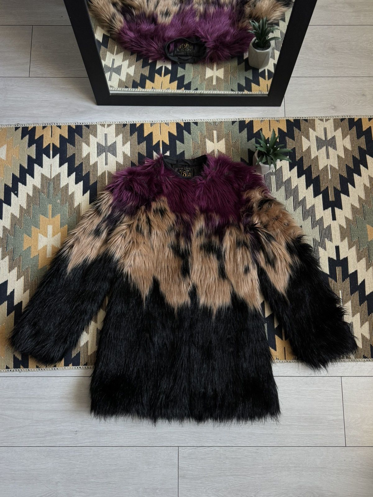 Diesel Vintage Diesel Faux Fur Women’s Overcoat Size XS / US 0-2 / IT 36-38 - 1 Thumbnail