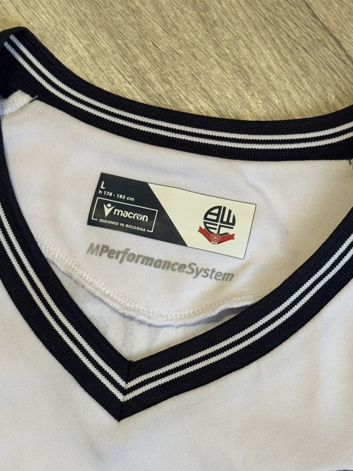 Macron 🔷Macron Bolton Wanderers 2023/24 Soccer jersey🔷 Size US L / EU 52-54 / 3 - 4 Thumbnail