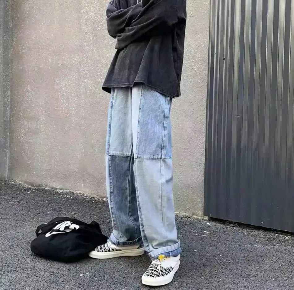 Japanese Brand Streetwear straight loose punk style jeans Size US 32 / EU 48 - 4 Thumbnail