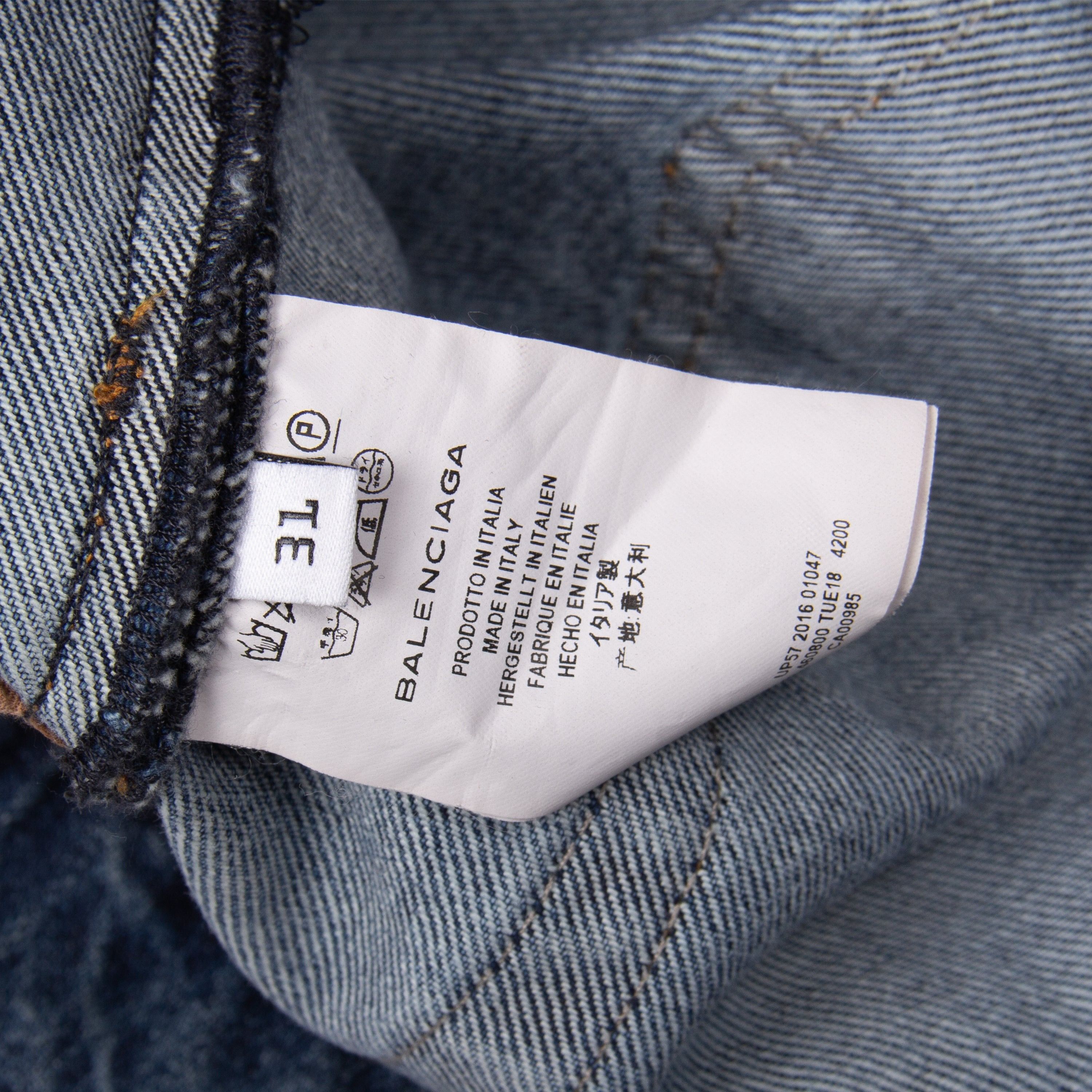 Balenciaga BALENCIAGA VINTAGE WASH DNEIM Size US 31 - 5 Thumbnail