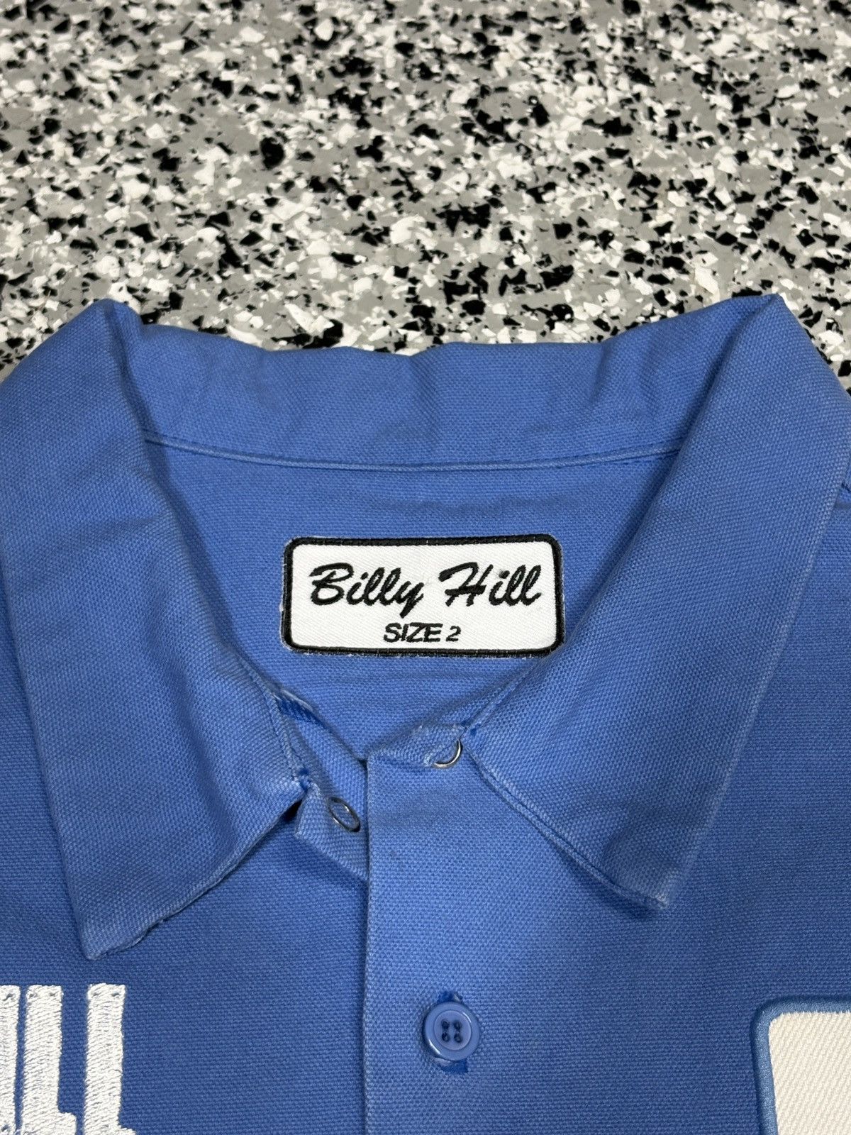 Billy Hill 2023 Billy Hill Baby Blue Mechanic Button Up Shirt Size 2 Size US XL / EU 56 / 4 - 3 Thumbnail
