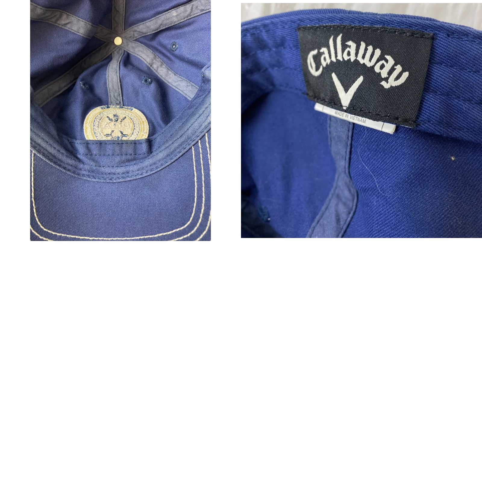 Callaway Callaway Baseball Cap H31 Blue Hat/Cap Men Adjustable Cotton Solid McGladrey PGA OF America Size ONE SIZE - 8 Thumbnail