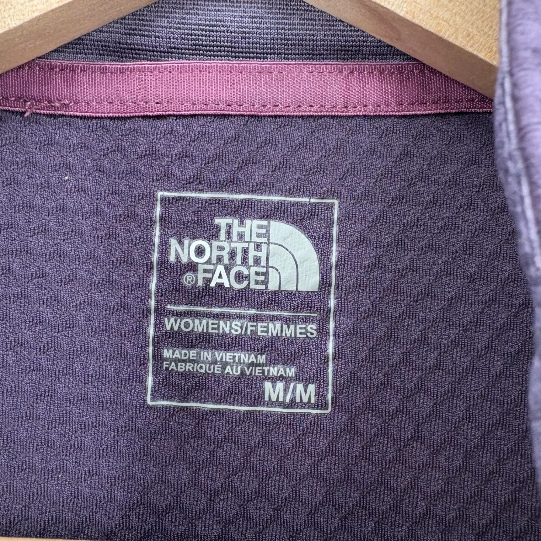 The North Face The North Face Jacket Womens Medium Purple Windbreaker 1/4 Zip Fleece Hiking Size M / US 6-8 / IT 42-44 - 4 Thumbnail