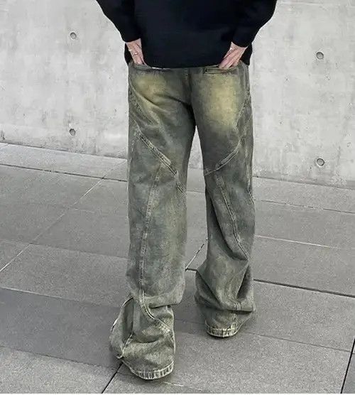 VIBE Vintage Men Flared Jeans Size US 30 / EU 46 - 4 Thumbnail