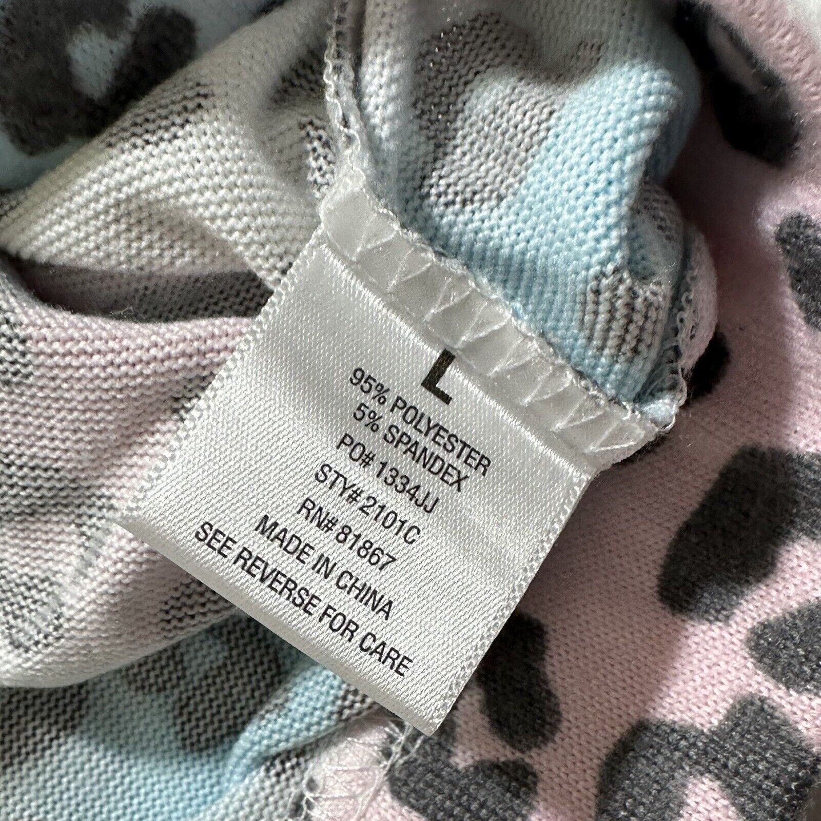 Other KIKIT Large Ombre Leopard Print Pink Sleep Pajama Shorts Size 34" / US 12 / IT 48 - 5 Thumbnail