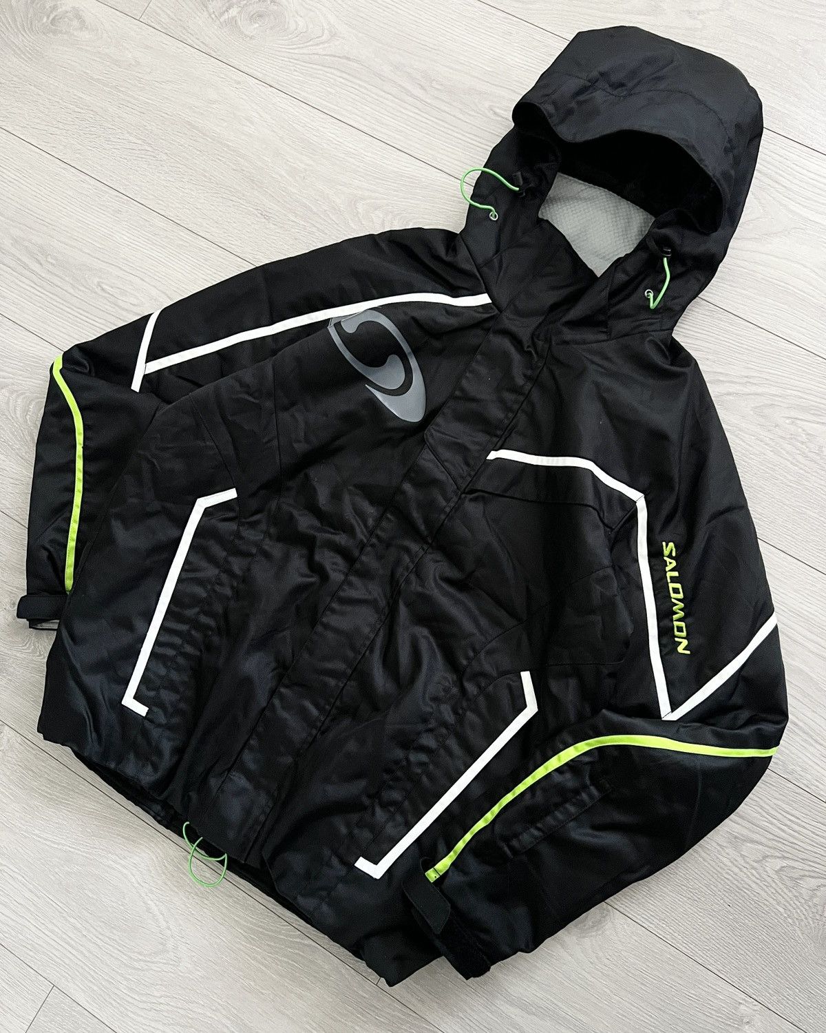 Salomon Salomon 00s Technical Waterproof Ski Jacket Black Size US M / EU 48-50 / 2 - 3 Thumbnail