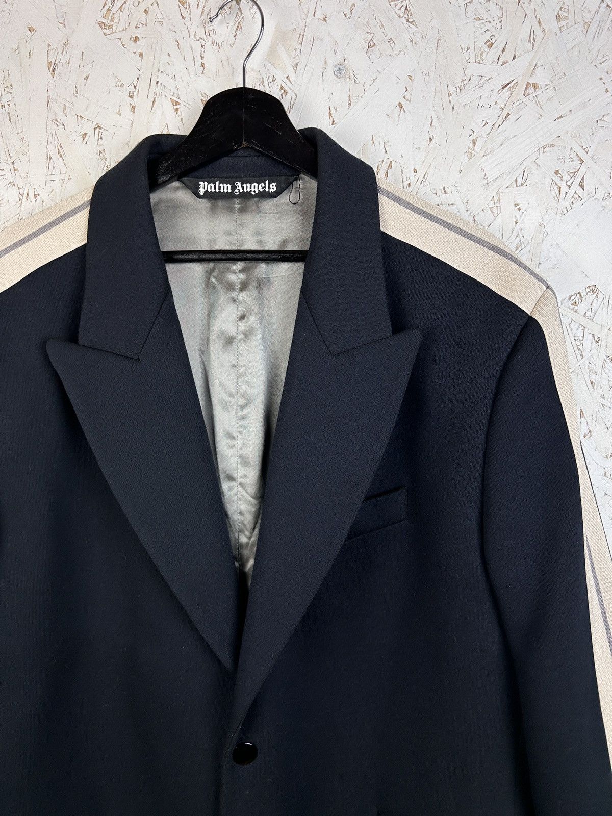 Palm Angels Palm Angels Milano Single Breasted Side Stripe Blazer Size US L / EU 52-54 / 3 - 2 Thumbnail